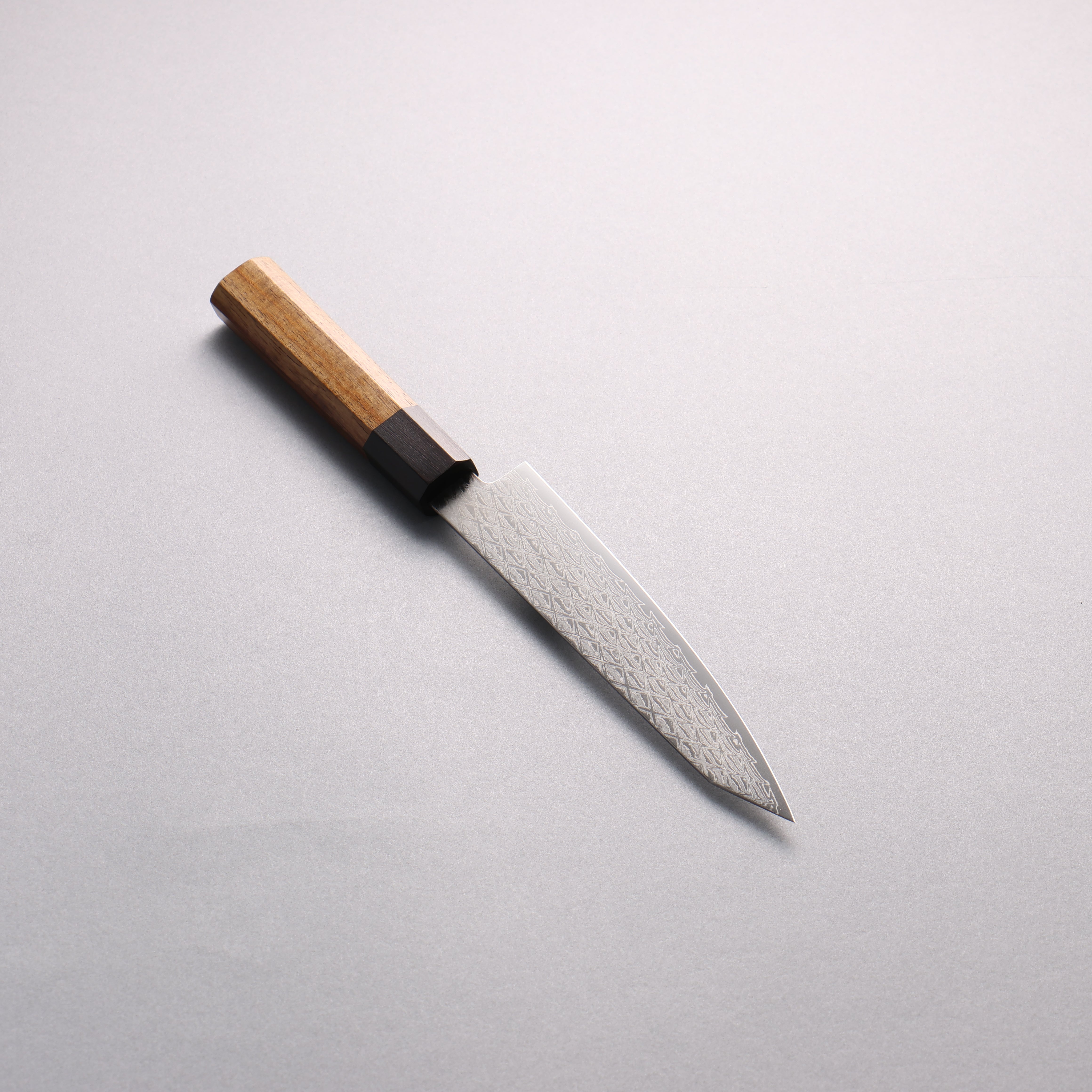 Seisuke AUS10 Mirror Crossed Kiritsuke Petty-Utility 150mm Rosewood (Ferrule: Brown Pakka Wood) Handle - Japanny - Best Japanese Knife
