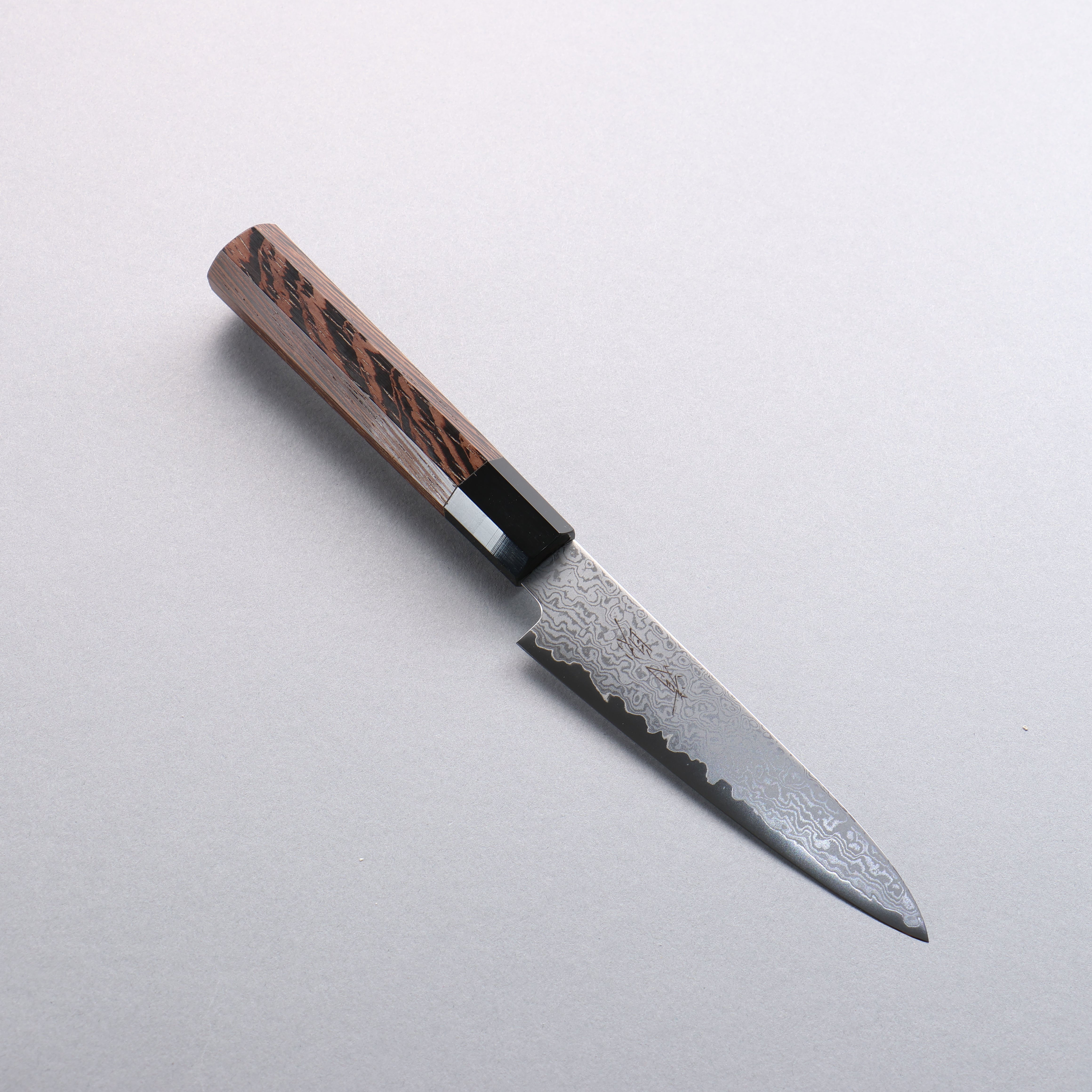Seisuke VG10 Damascus Petty-Utility 120mm Wenge Handle - Japanny - Best Japanese Knife