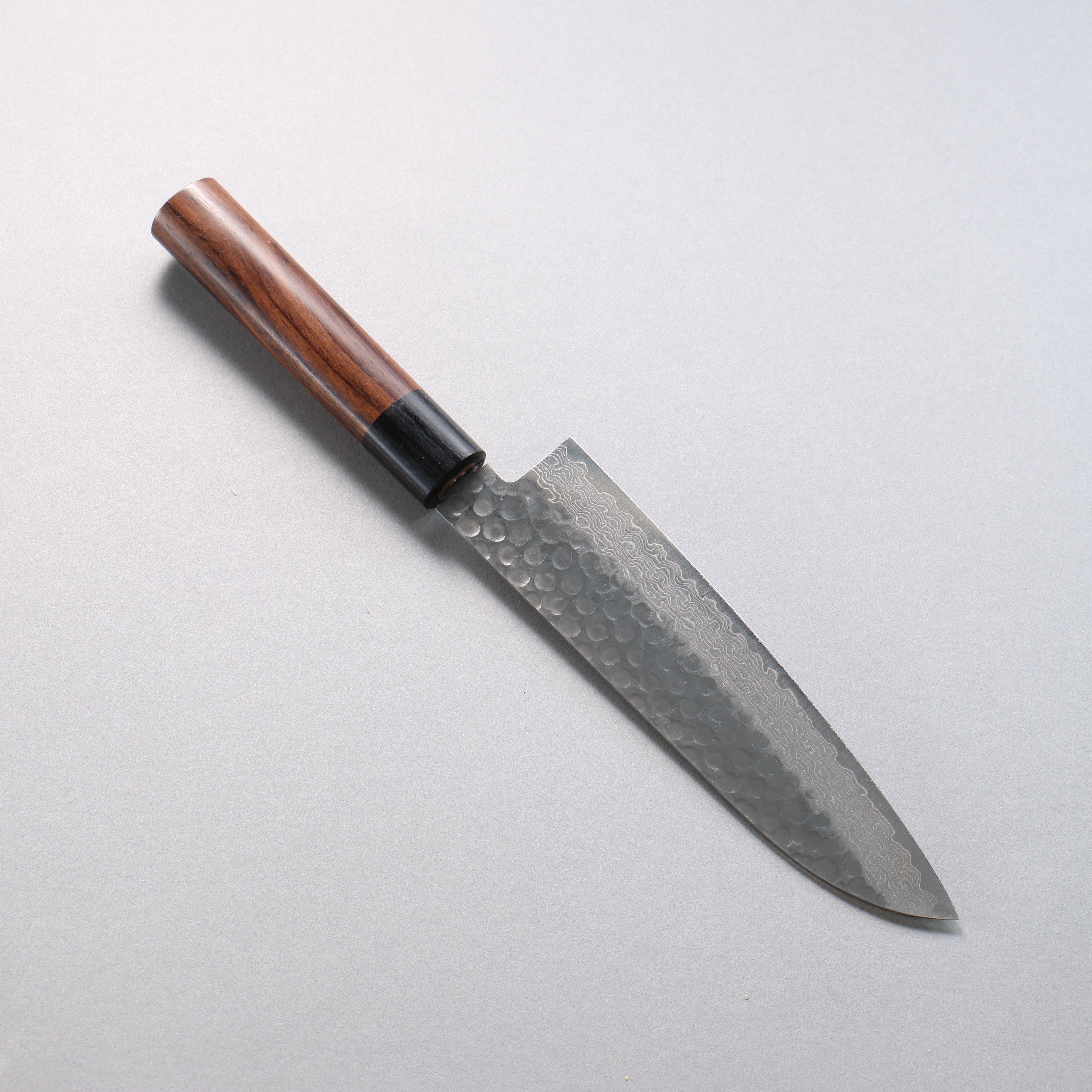 Seisuke Sumi VG10 16 Layer Hammered Damascus Santoku 180mm Rosewood Handle - Japanny - Best Japanese Knife