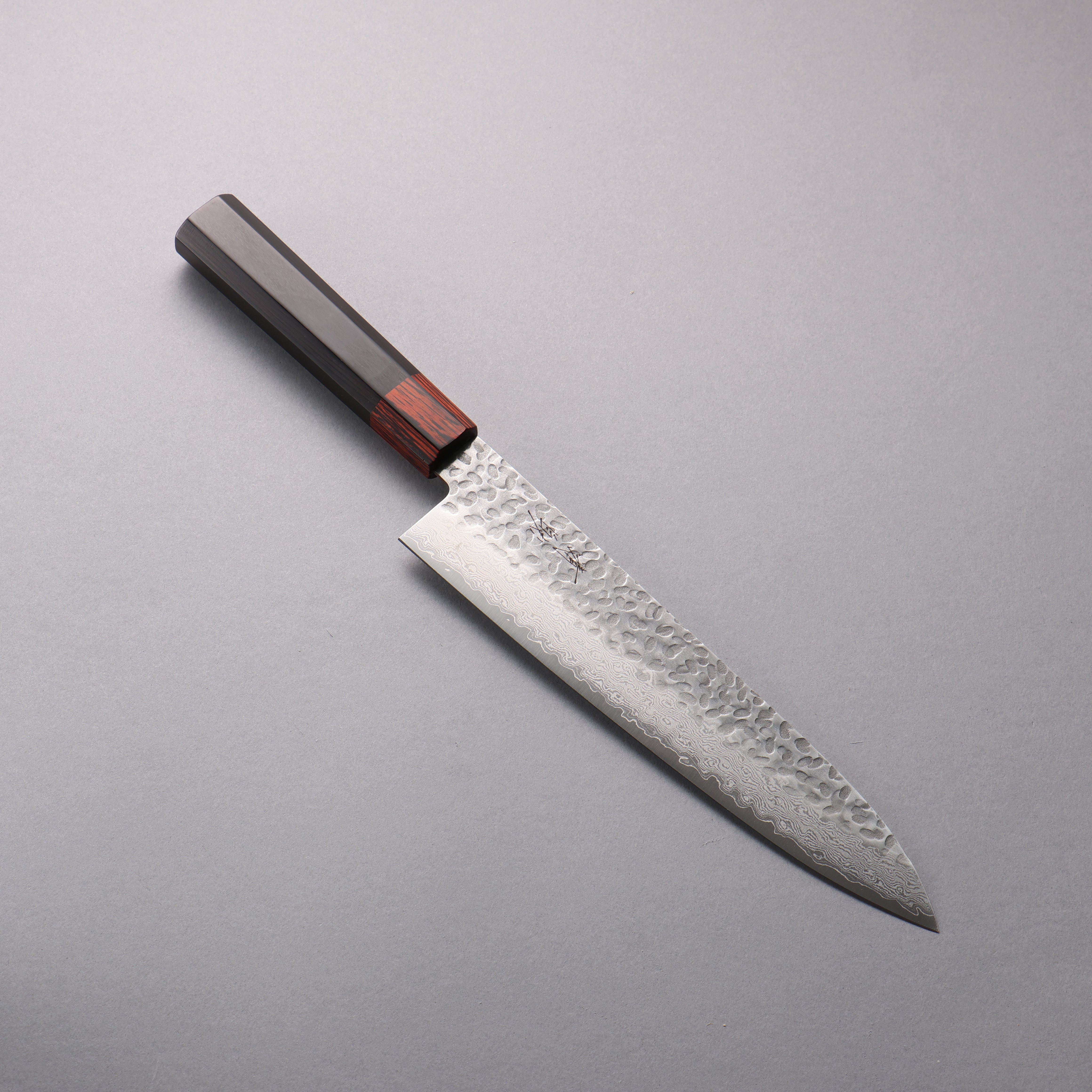 Seisuke VG10 33 Layer Hammered Damascus Gyuto 210mm Black Pakka wood Handle - Japanny - Best Japanese Knife