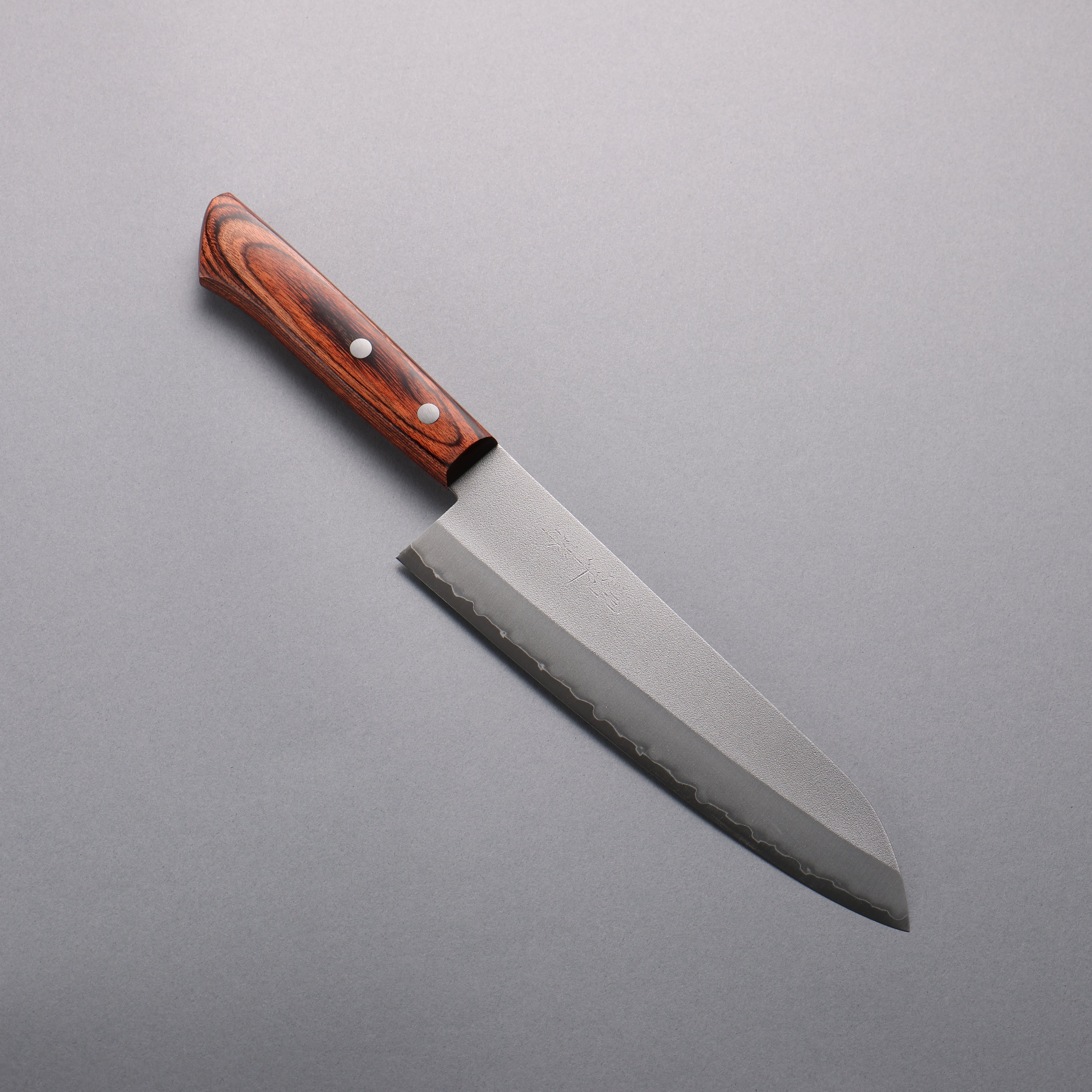 Kunihira VG1 Nashiji Gyuto 180mm Mahogany Handle - Japanny - Best Japanese Knife