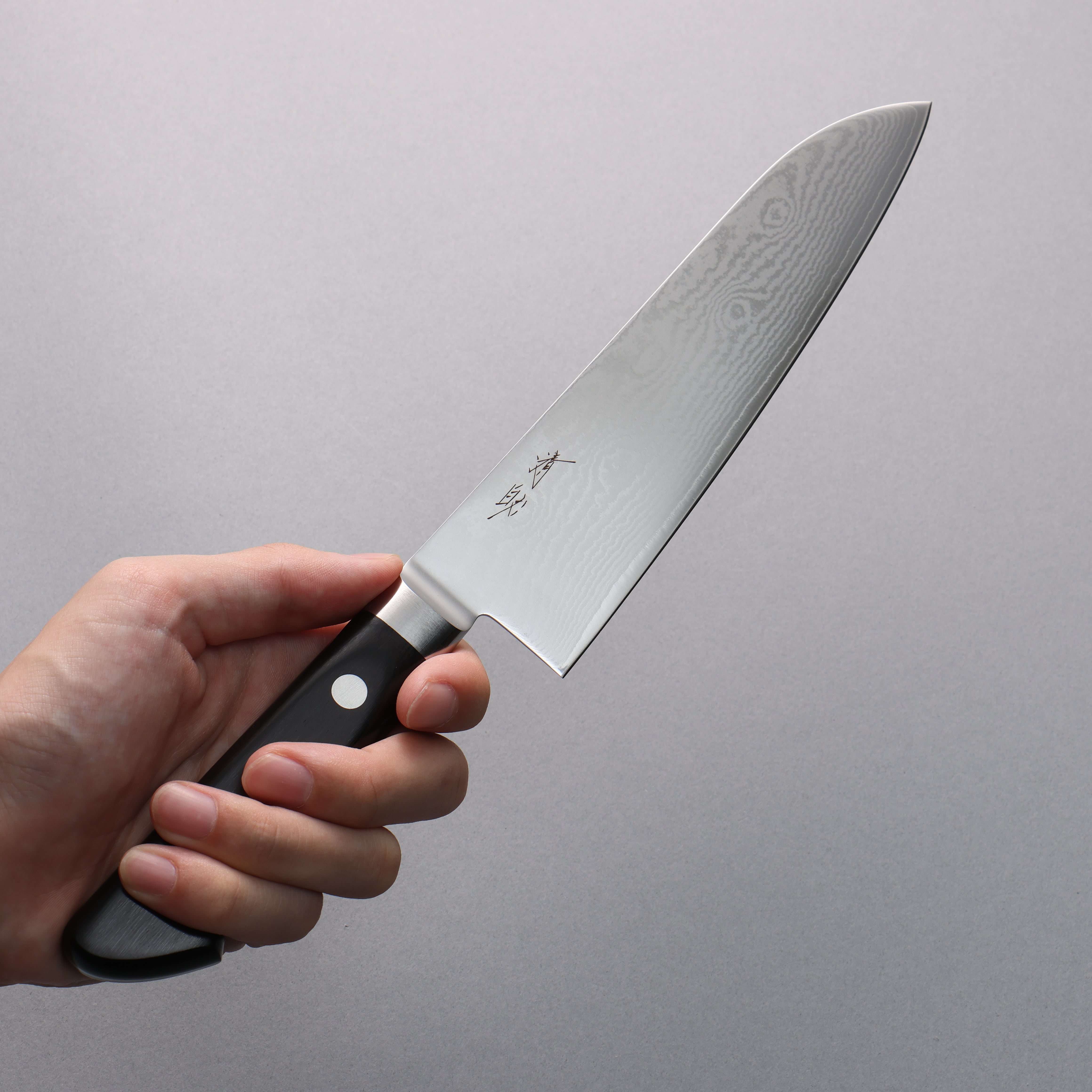 Seisuke VG10 33 Layer Damascus Santoku 180mm Black Pakka wood Handle - Japanny - Best Japanese Knife