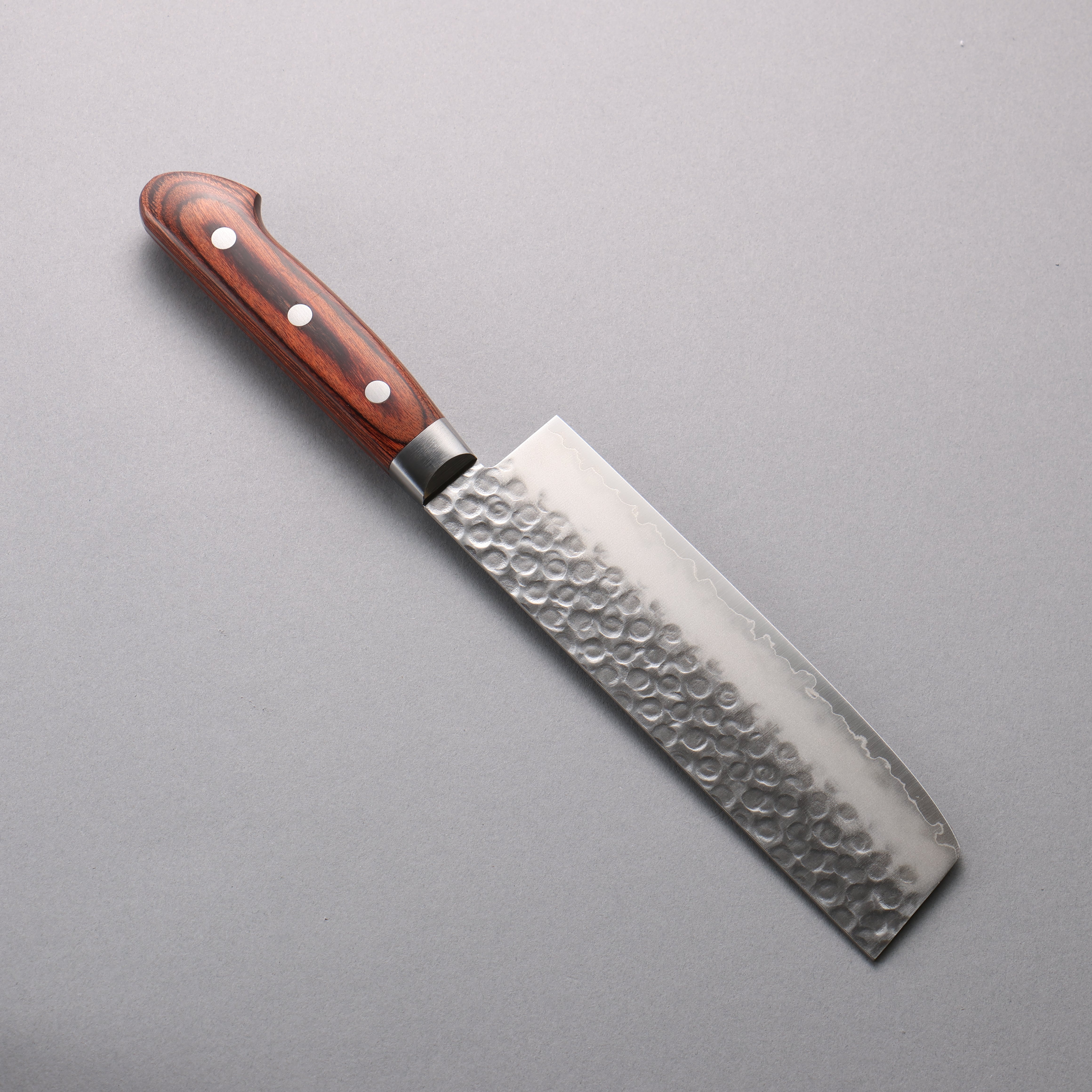 Seisuke VG10 Hammered Usuba 160mm Mahogany Handle - Japanny - Best Japanese Knife