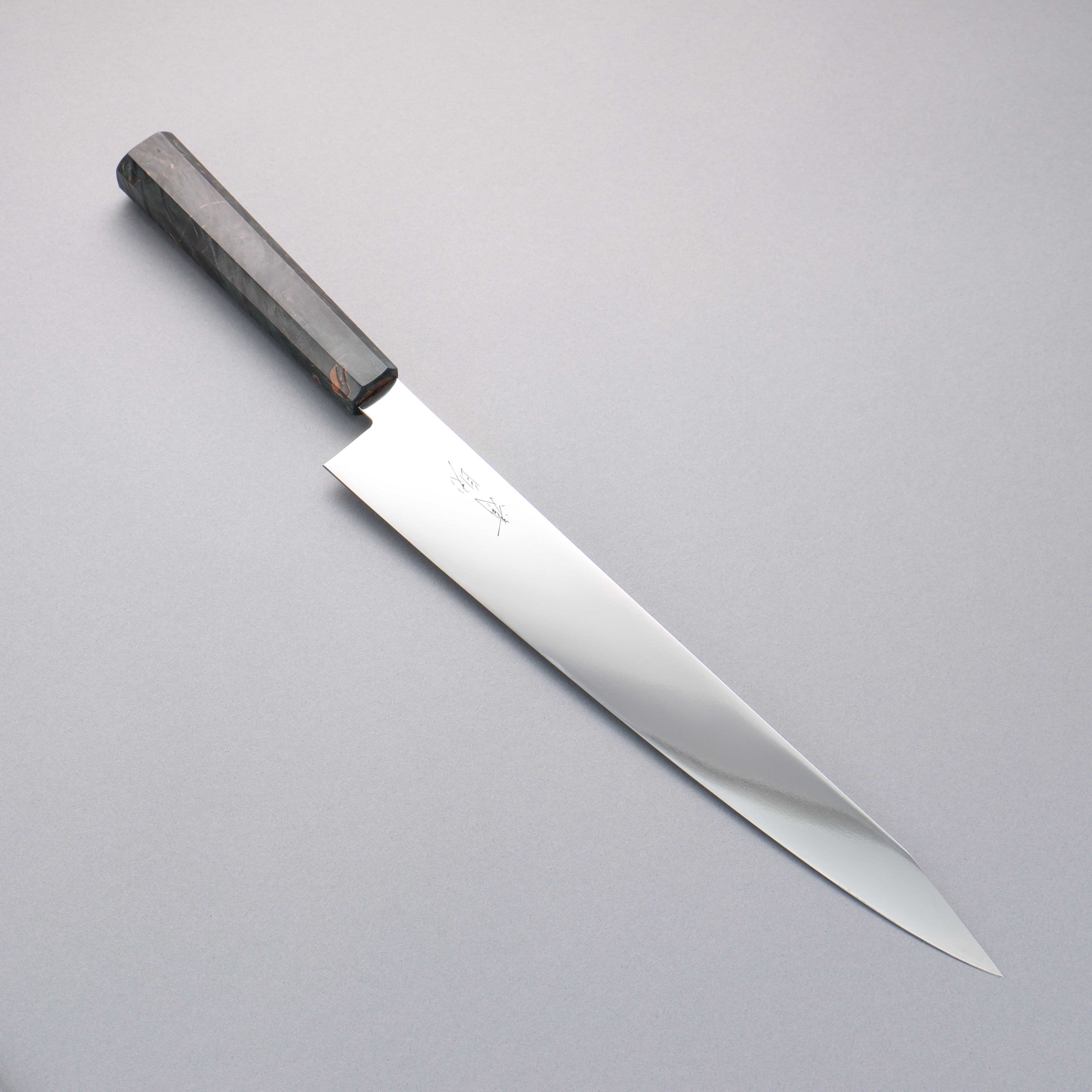 Seisuke VG10 Mirrored Finish Sujihiki 300mm Stabilized wood Handle - Japanny - Best Japanese Knife