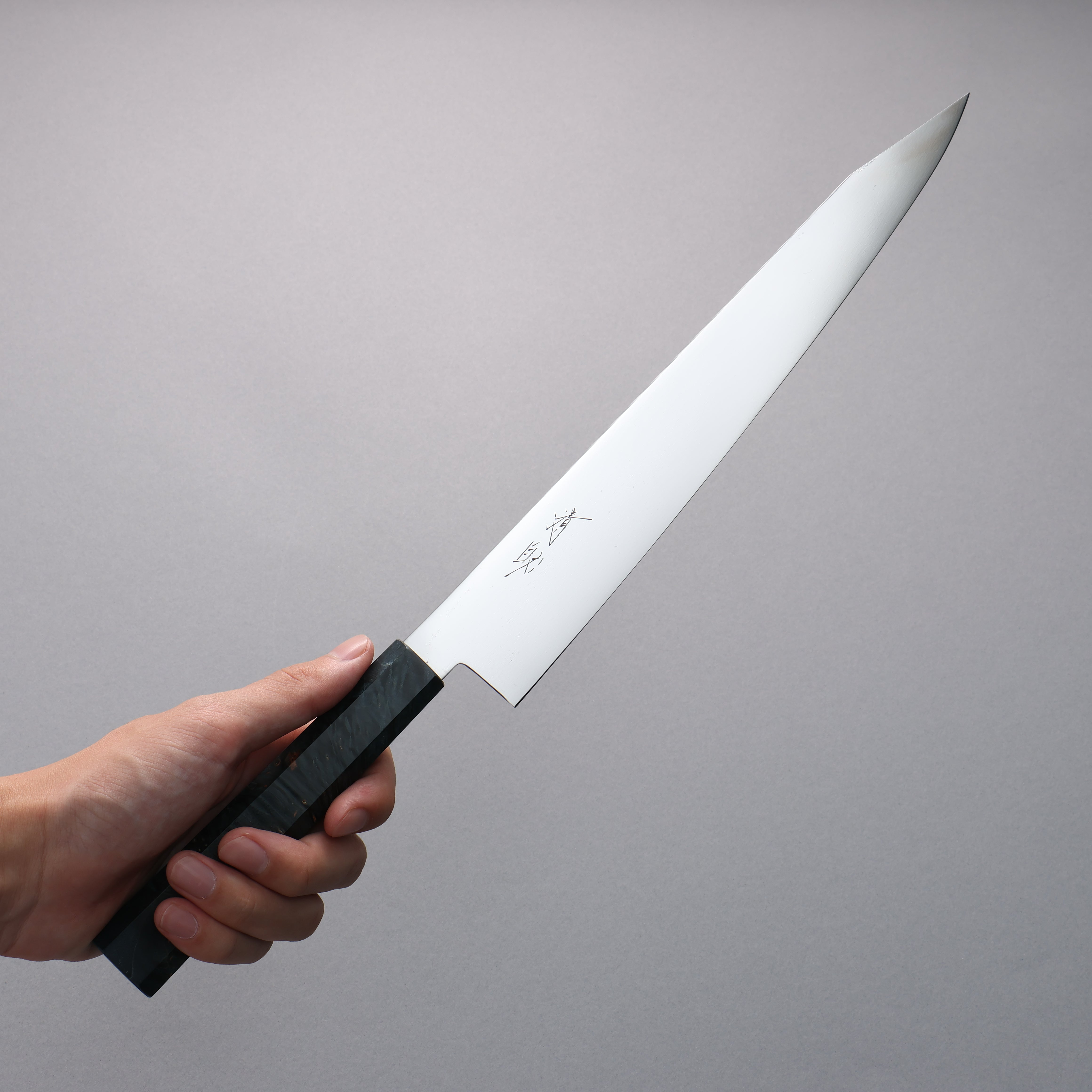 Seisuke VG10 Mirrored Finish Sujihiki 270mm Stabilized wood Handle - Japanny - Best Japanese Knife