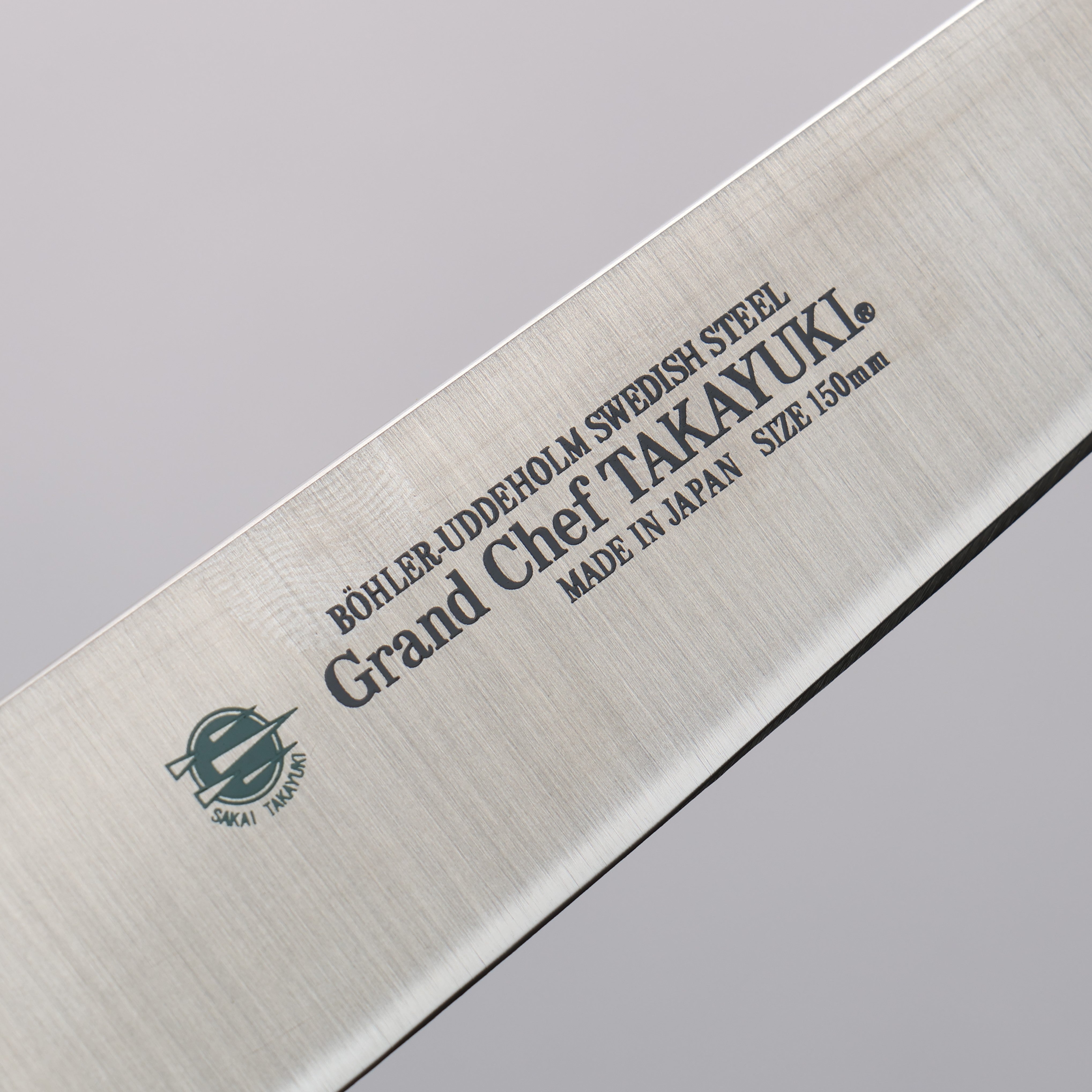 Sakai Takayuki Grand Chef Swedish Steel-stn Honesuki Boning 150mm Kansai - Japanny - Best Japanese Knife