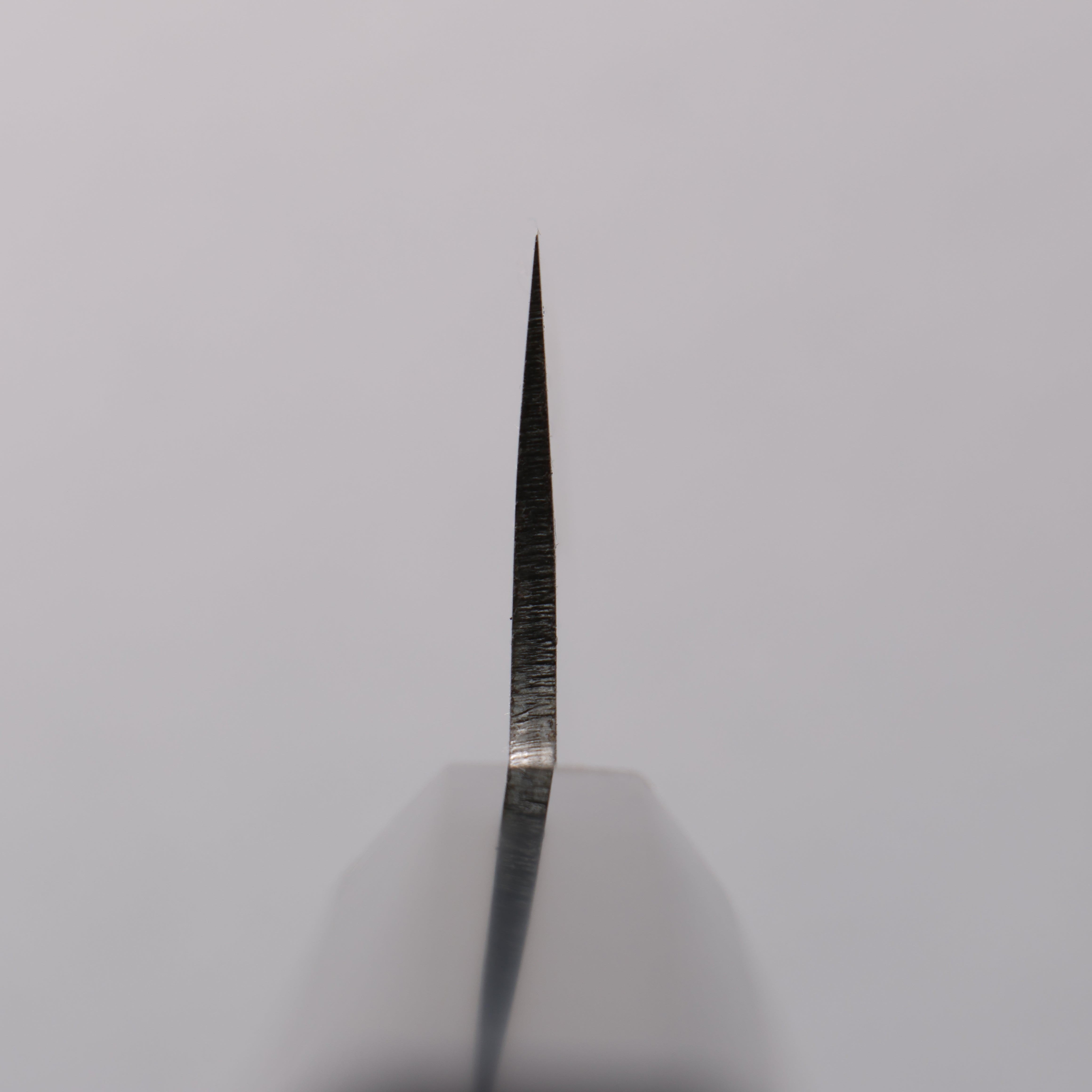 Minamoto Akitada White Steel No.2 Kasumitogi Santoku 180mm Ebony Wood Handle - Japanny - Best Japanese Knife
