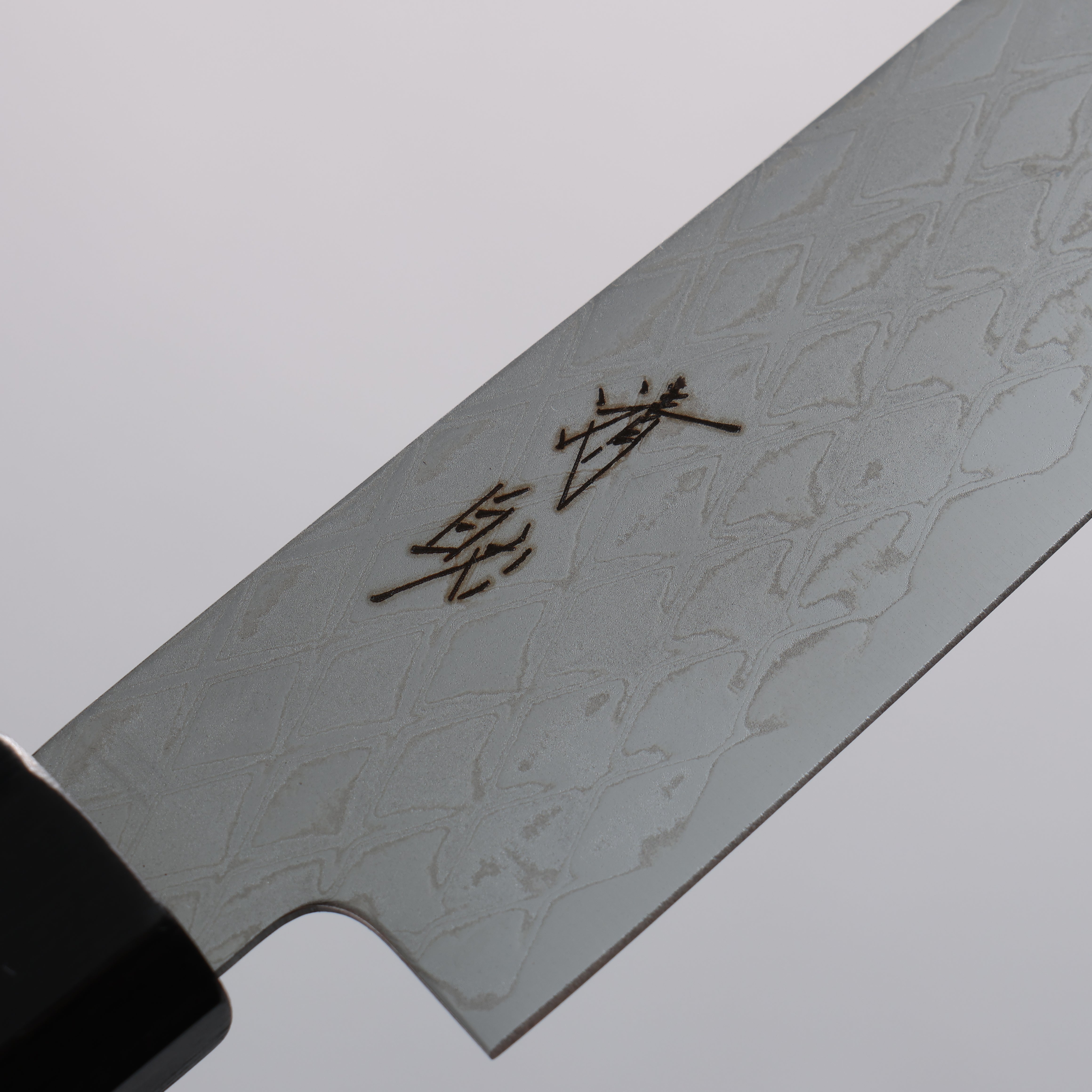 Seisuke AUS10 Mirror Crossed Kiritsuke Petty-Utility 150mm Rosewood (Ferrule: Black Pakka Wood) Handle - Japanny - Best Japanese Knife