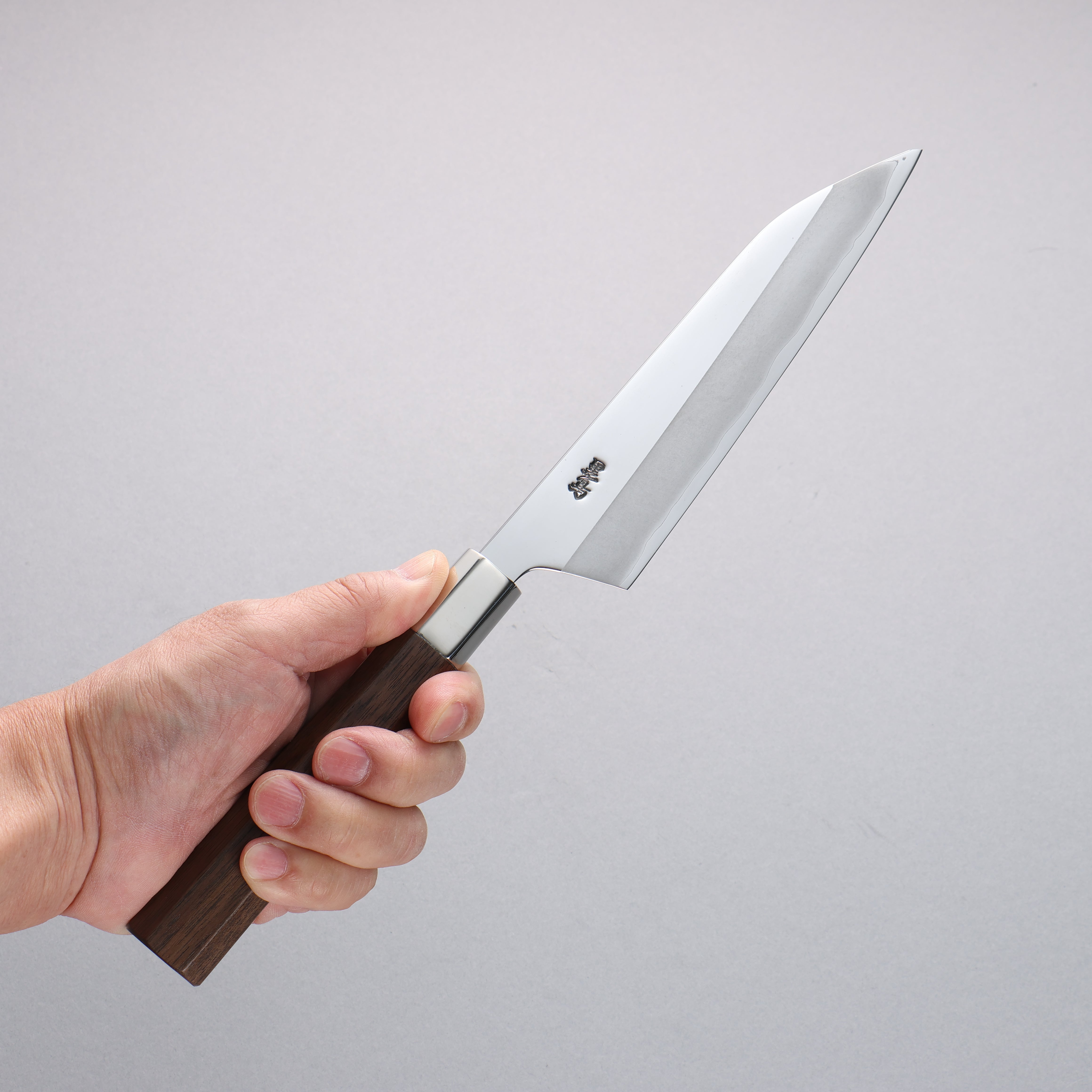 Kurotori Silver Steel No.3 Migaki Finished Petty-Utility 150mm Walnut Handle - Japanny - Best Japanese Knife