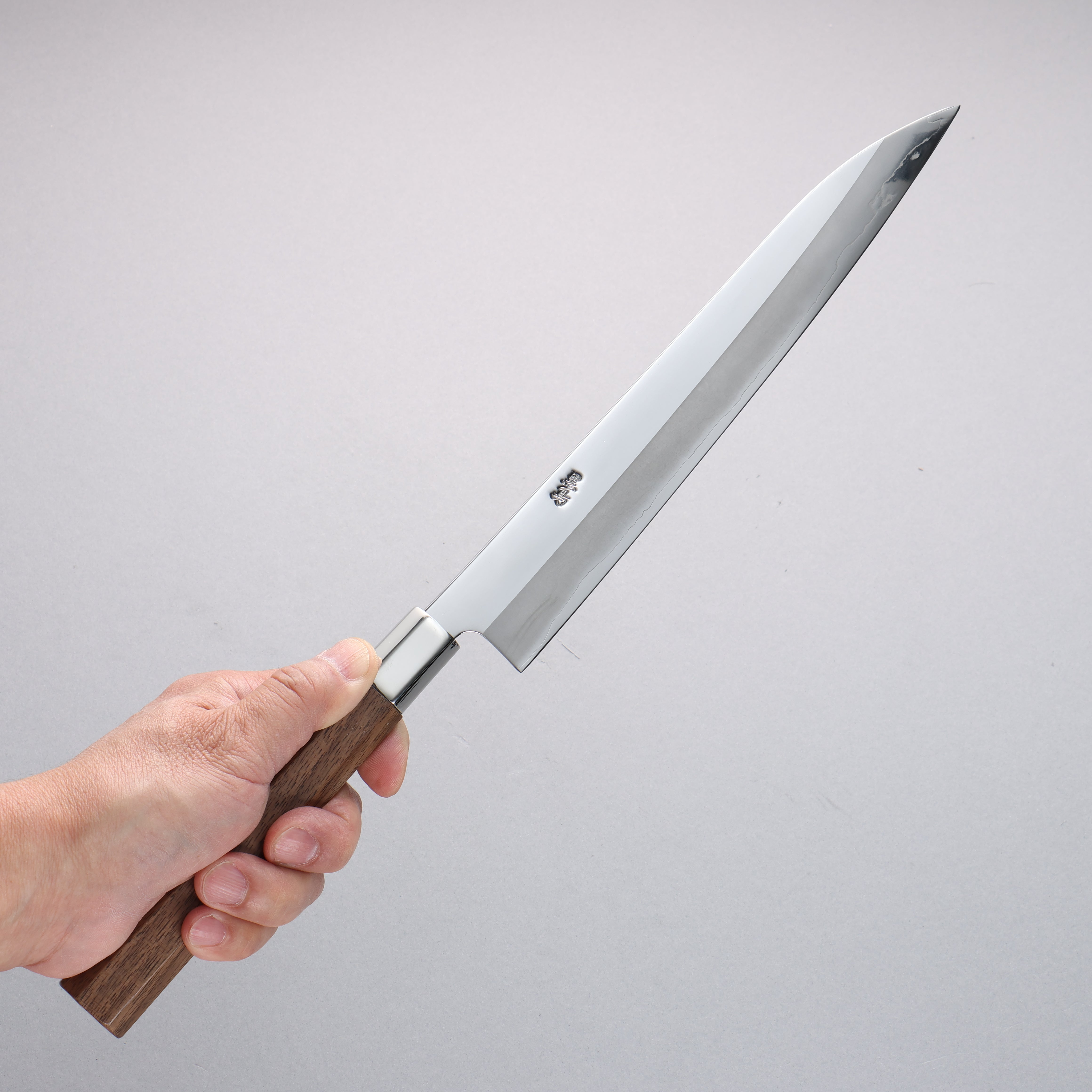 Kurotori Silver Steel No.3 Migaki Finished Sujihiki 240mm Walnut Handle - Japanny - Best Japanese Knife