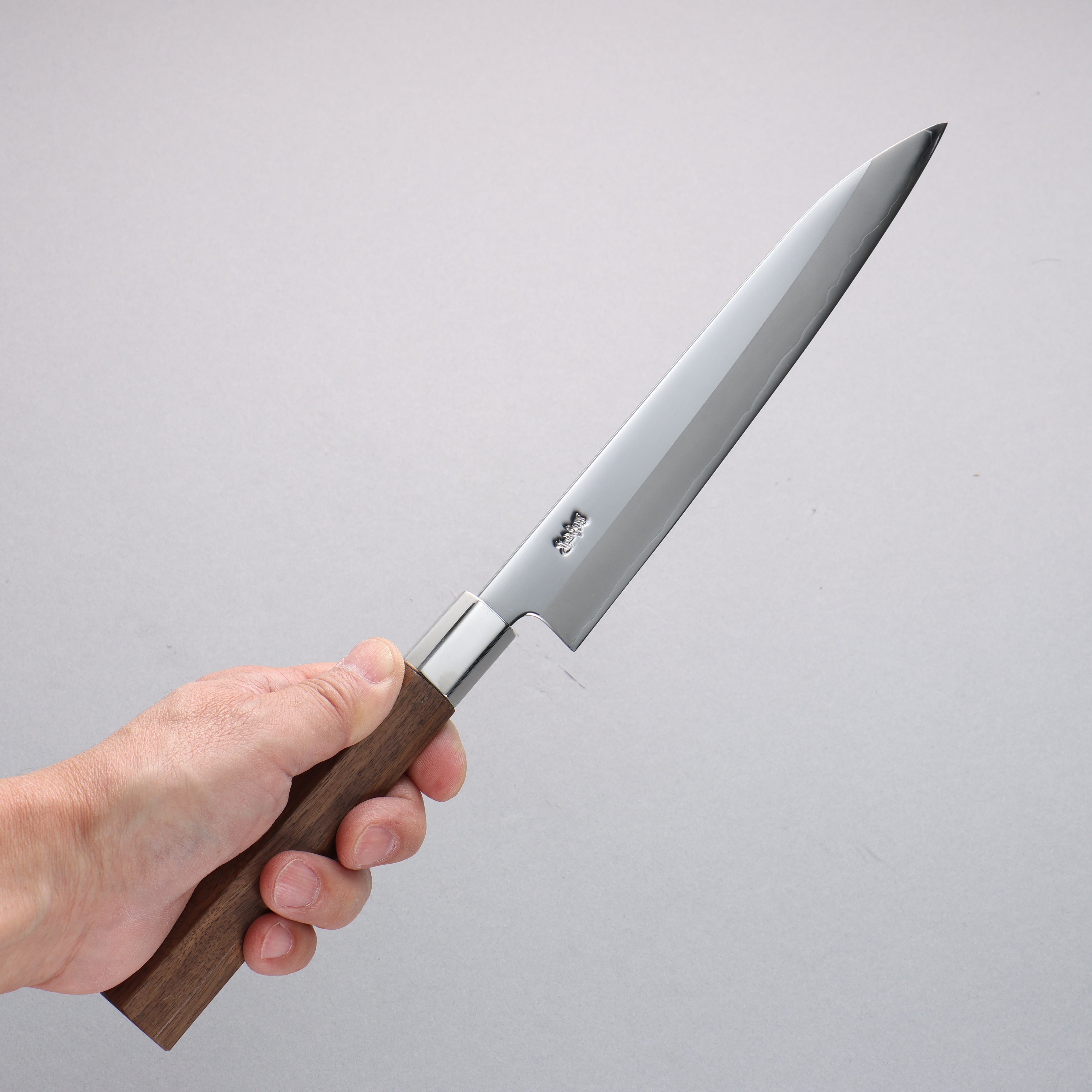 Kurotori Silver Steel No.3 Migaki Finished Sujihiki 195mm Walnut Handle - Japanny - Best Japanese Knife