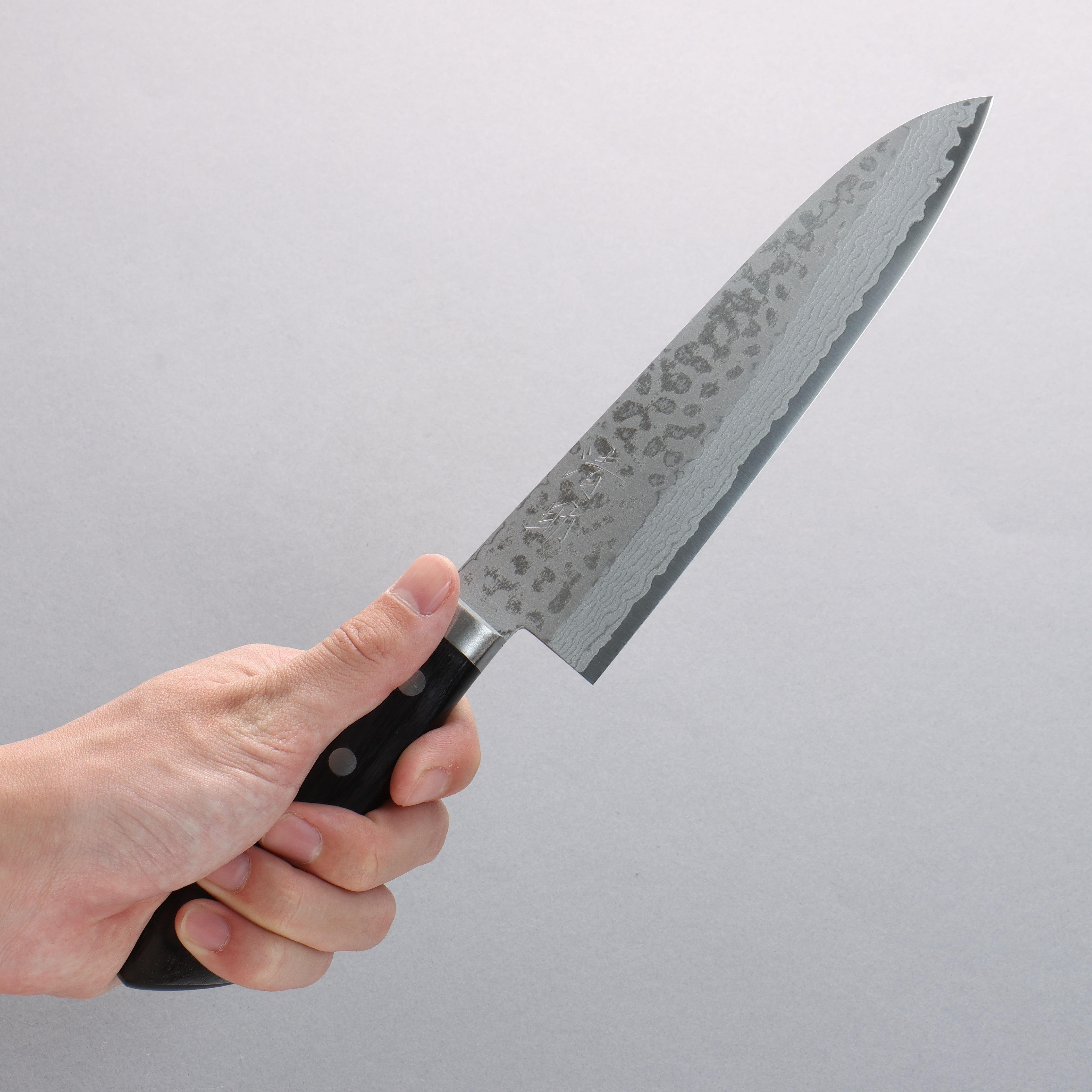 Seisuke VG10 Damascus Gyuto 180mm Black Pakka wood Handle - Japanny - Best Japanese Knife