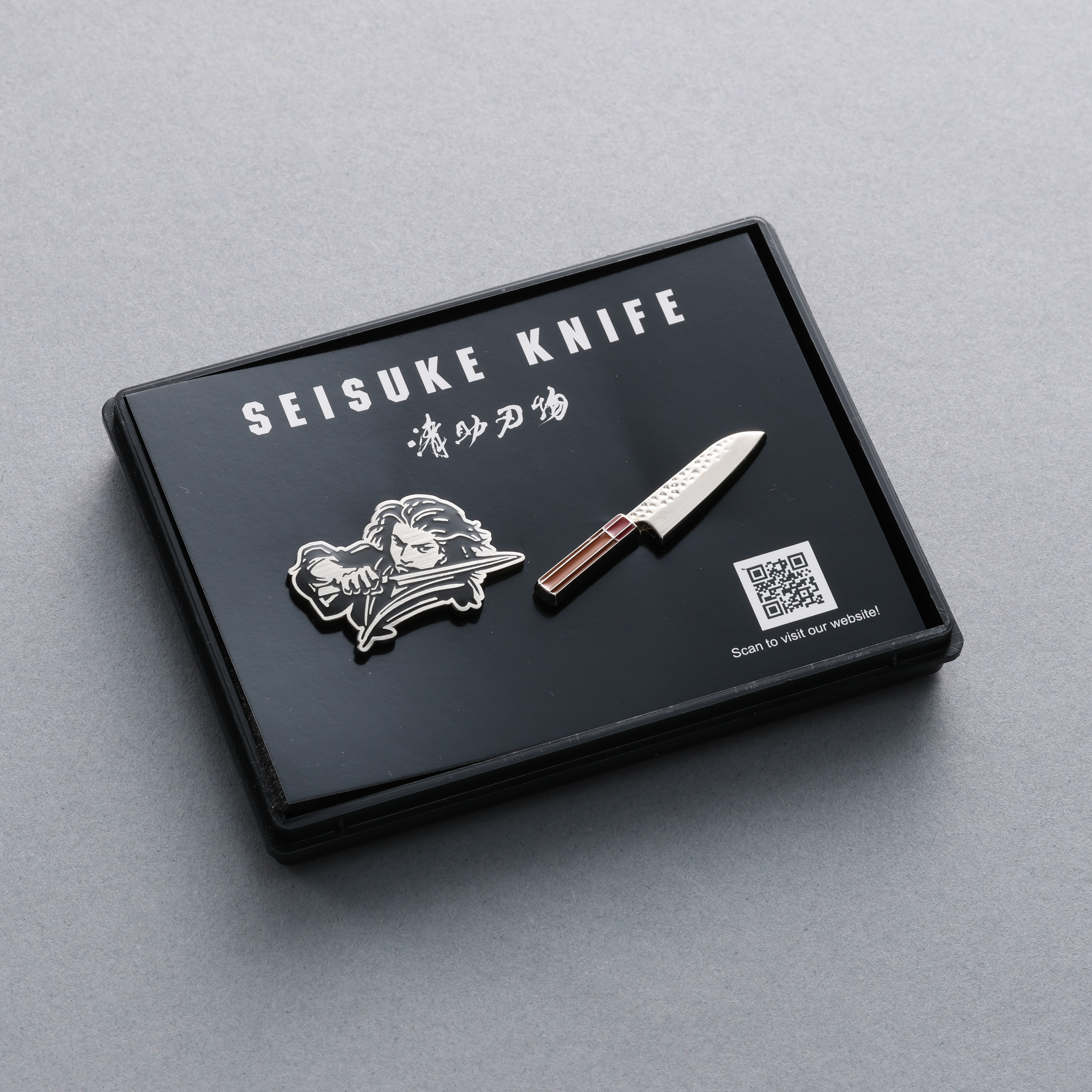 Seisuke Kato Knife Set of 2 Pin Badge - Japanny - Best Japanese Knife