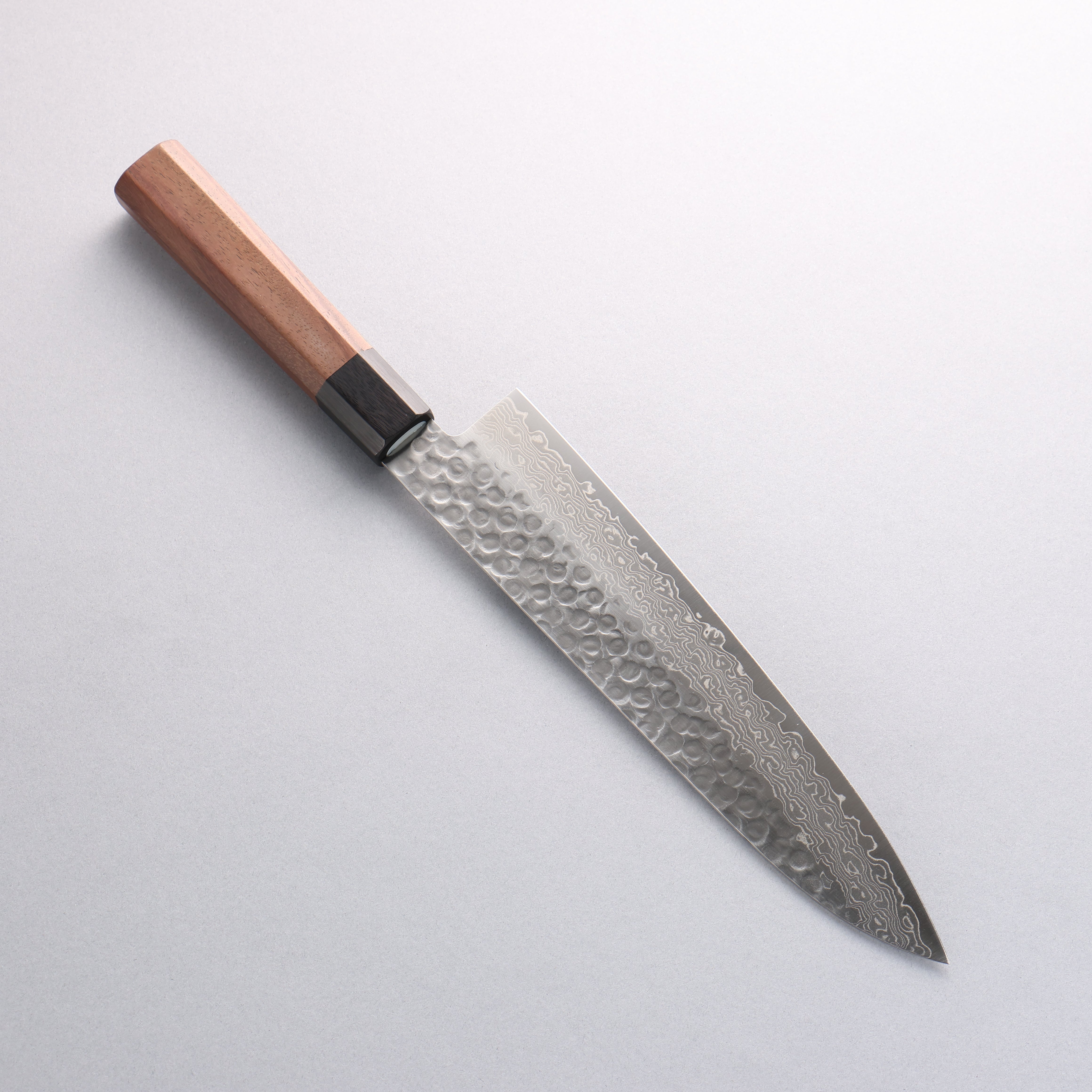 Seisuke AUS10 45 Layer Damascus Gyuto 210mm Shitan Handle - Japanny - Best Japanese Knife