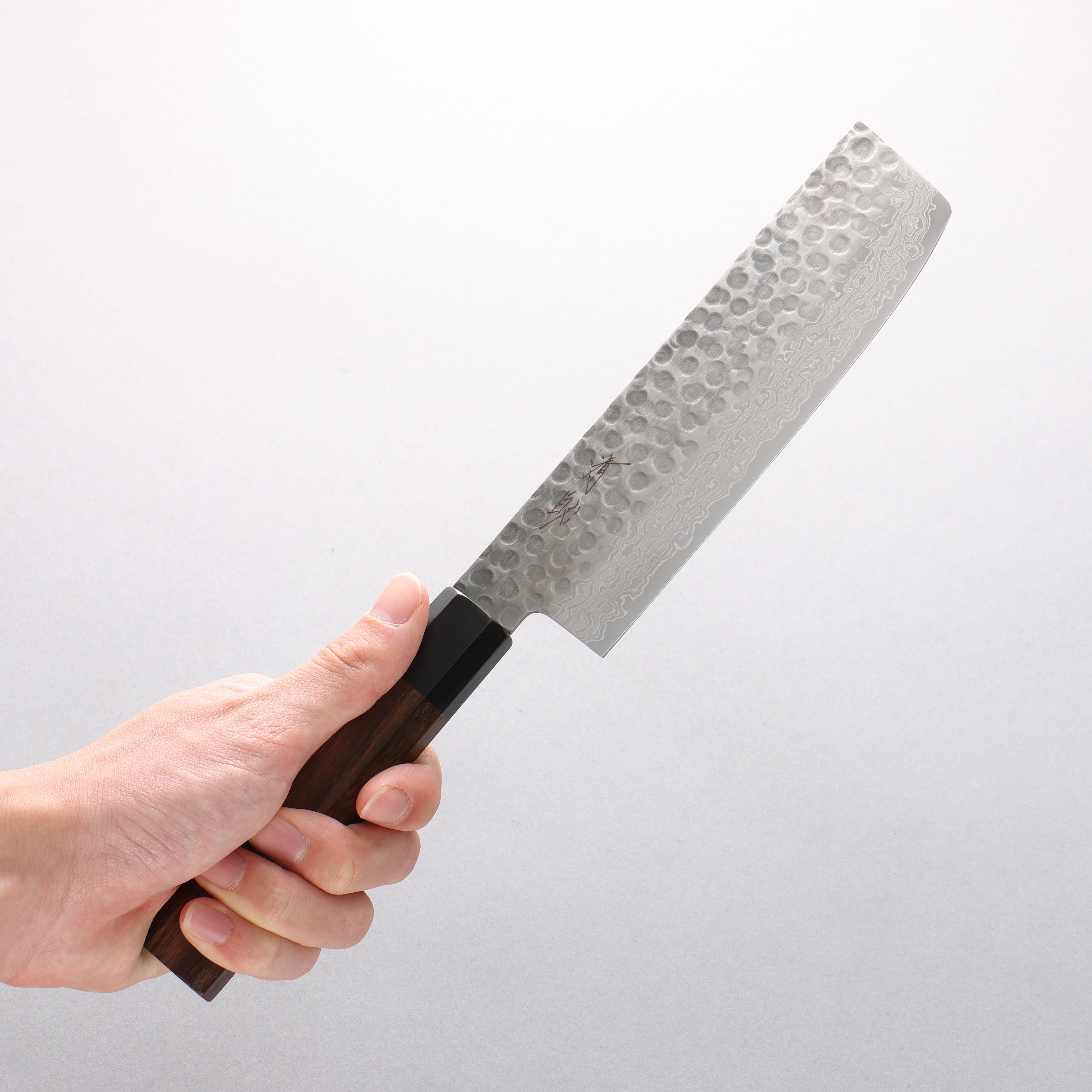 Seisuke AUS10 45 Layer Damascus Usuba 160mm Shitan Handle - Japanny - Best Japanese Knife