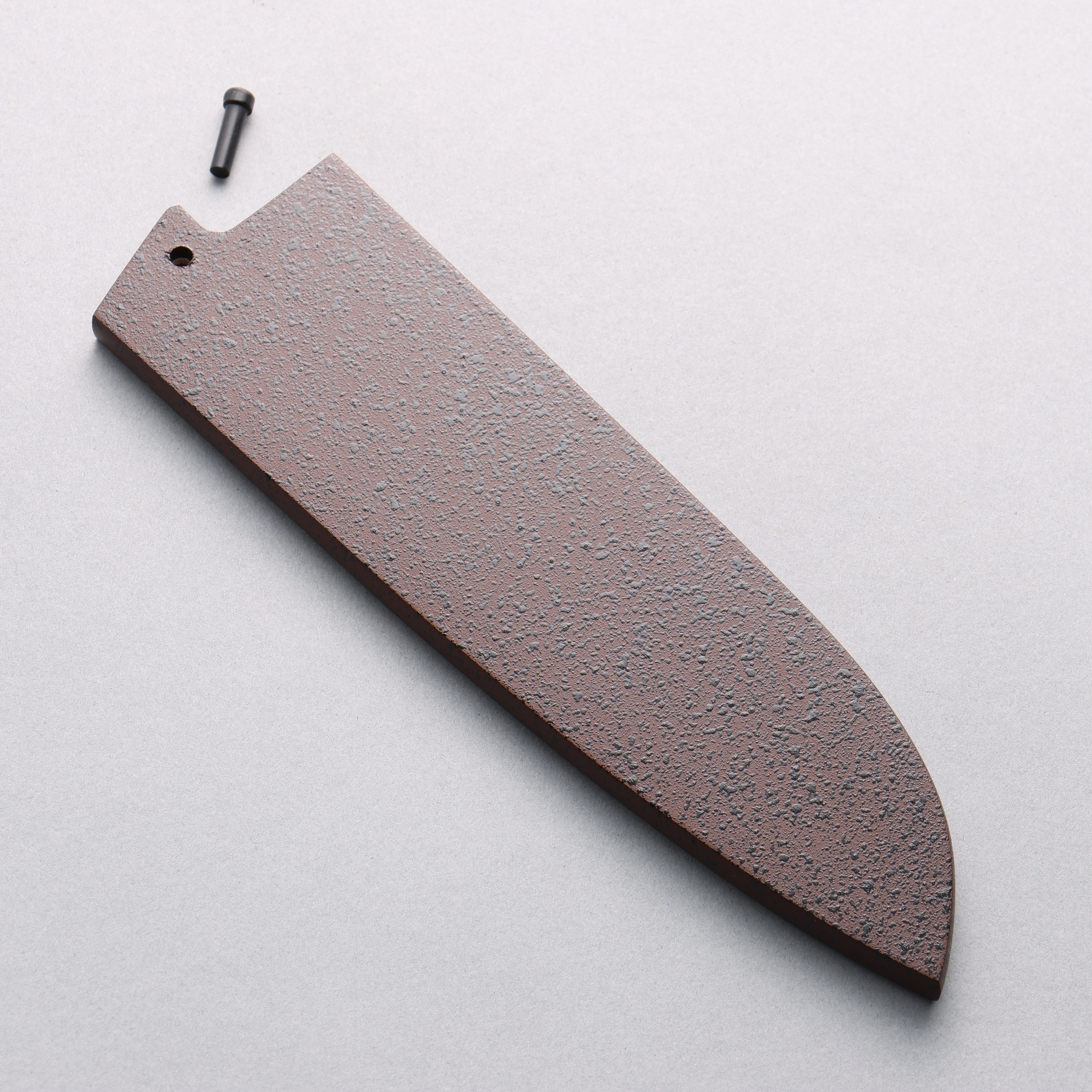 Seisuke VG10 33 Layer Damascus Santoku 170mm Brown Pakka wood Handle with Sheath - Japanny - Best Japanese Knife