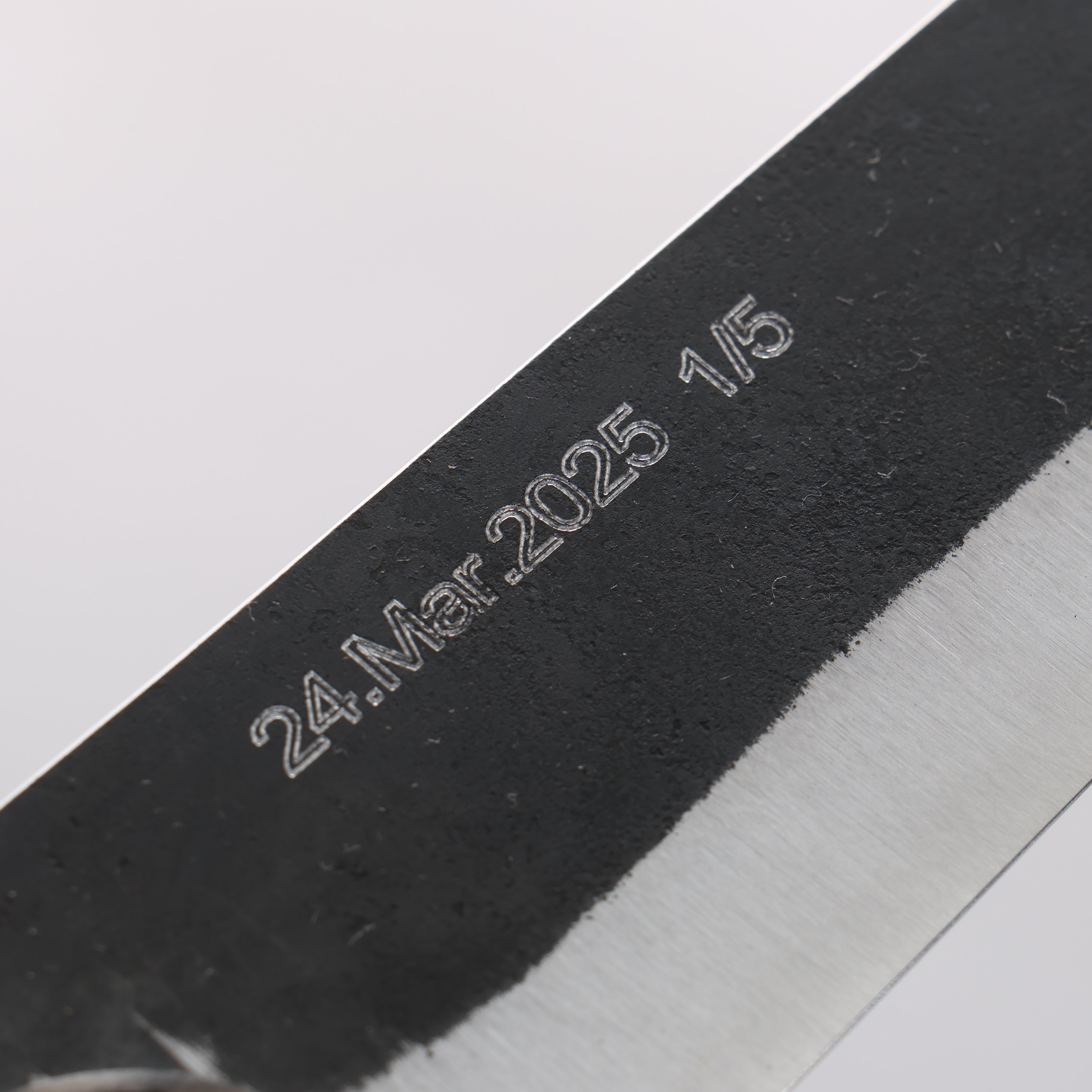 Tinker Blue Super Black Finished 270mm Rosewood Handle Sabre - Japanny - Best Japanese Knife