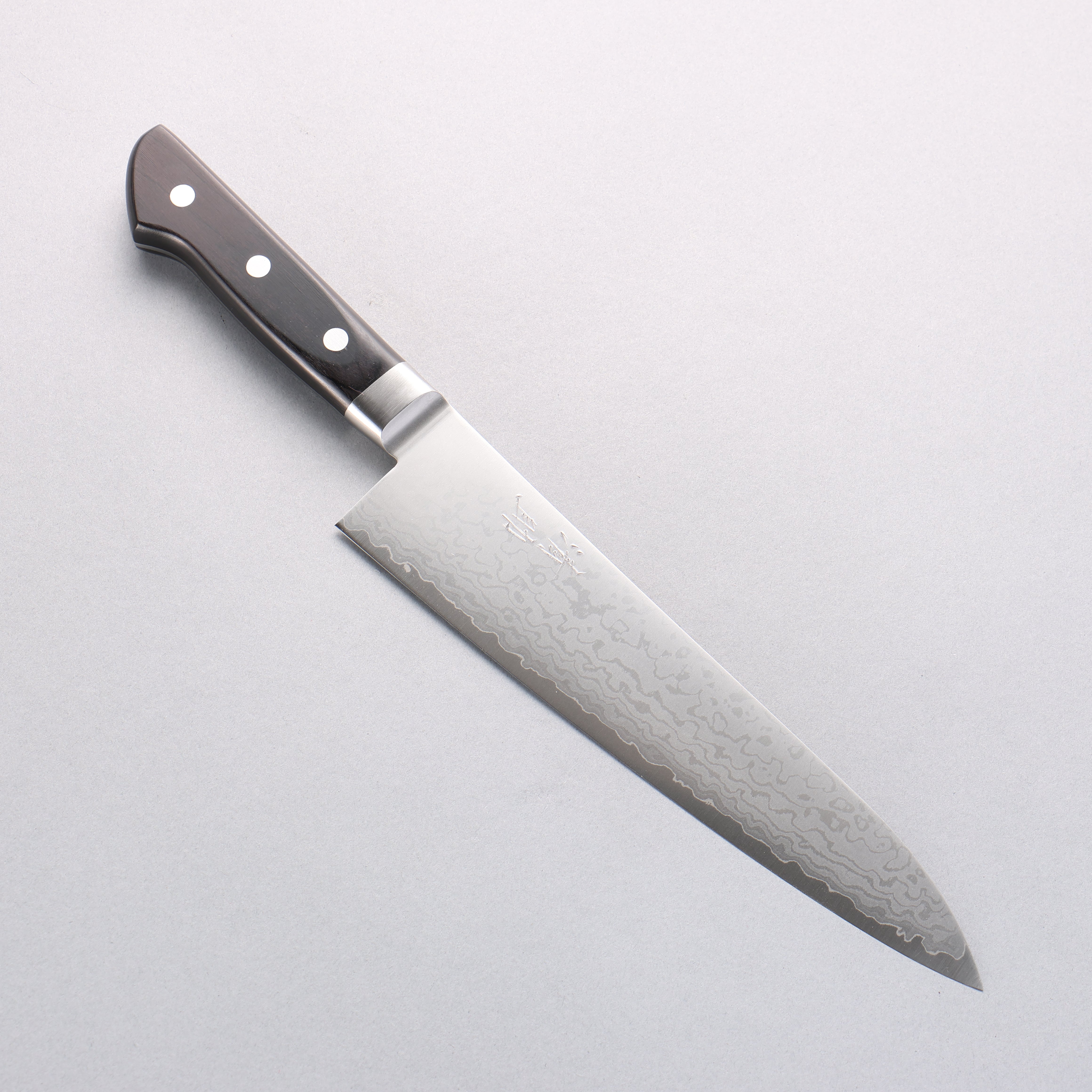 Seisuke VG10 Damascus Gyuto 210mm Black Pakka wood Handle - Japanny - Best Japanese Knife