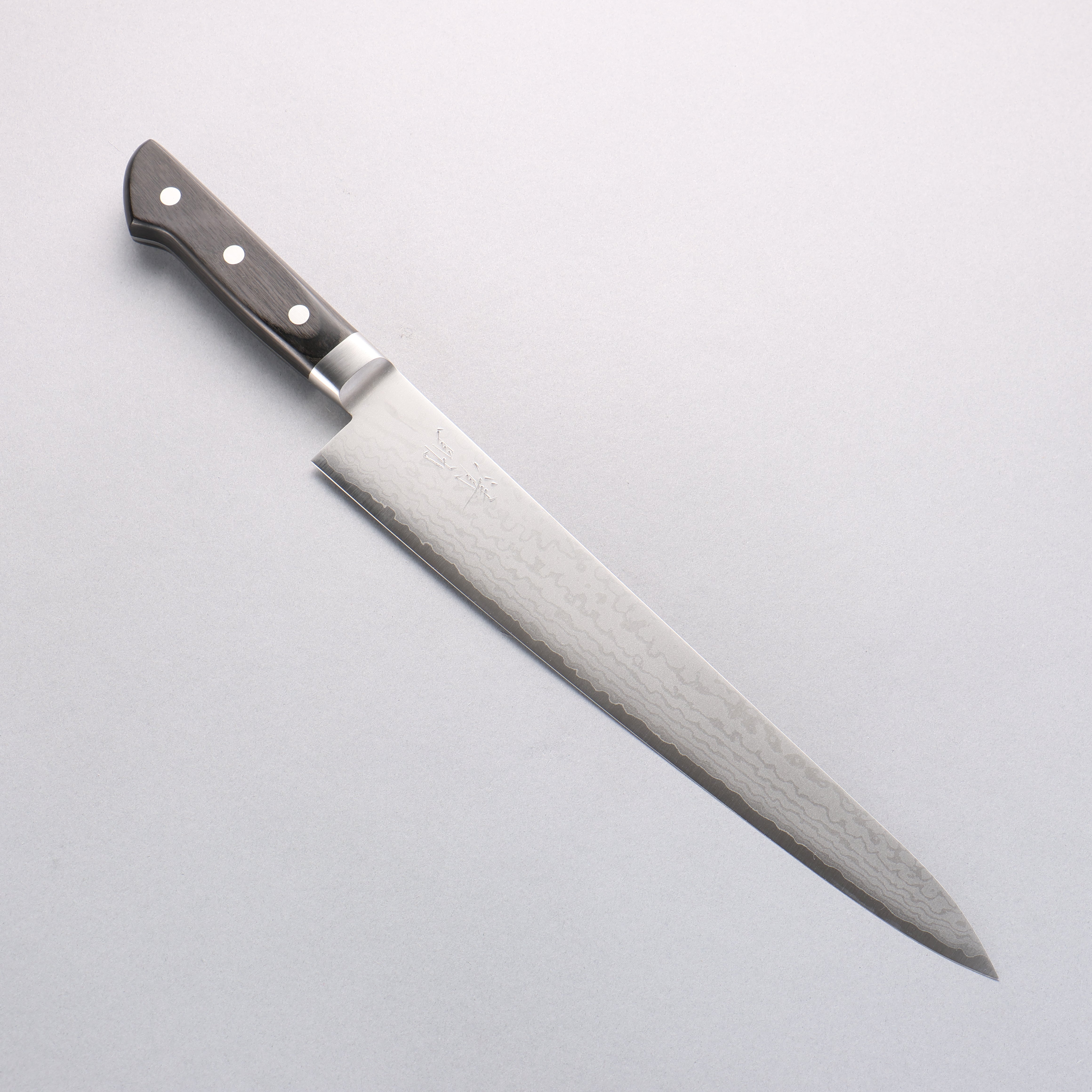 Seisuke VG10 Damascus Sujihiki 270mm Black Pakka wood Handle - Japanny - Best Japanese Knife