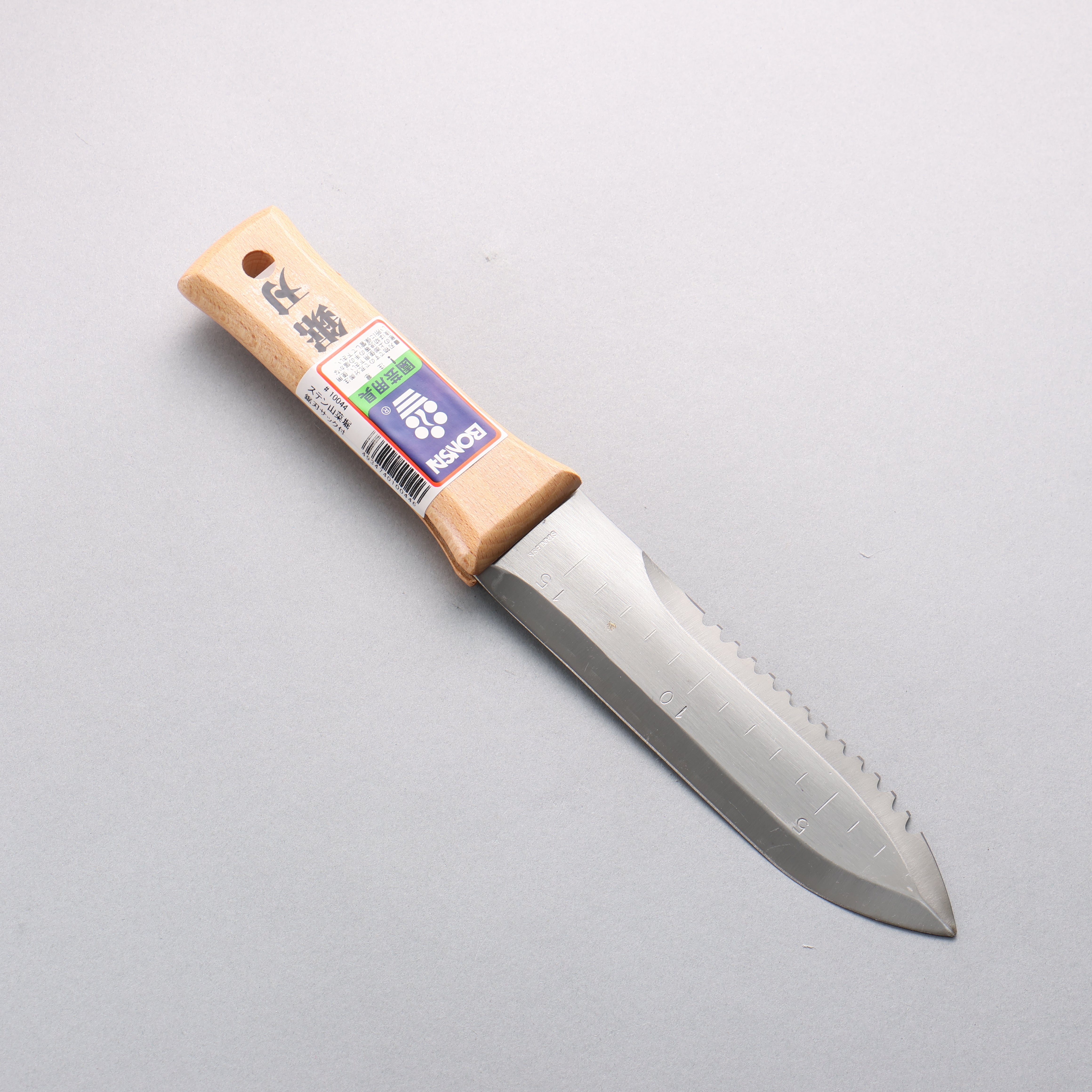 Bonsai Stainless Steel Wild vegetable digging saw blade with Sheath 170mm - Japanny - Best Japanese Knife