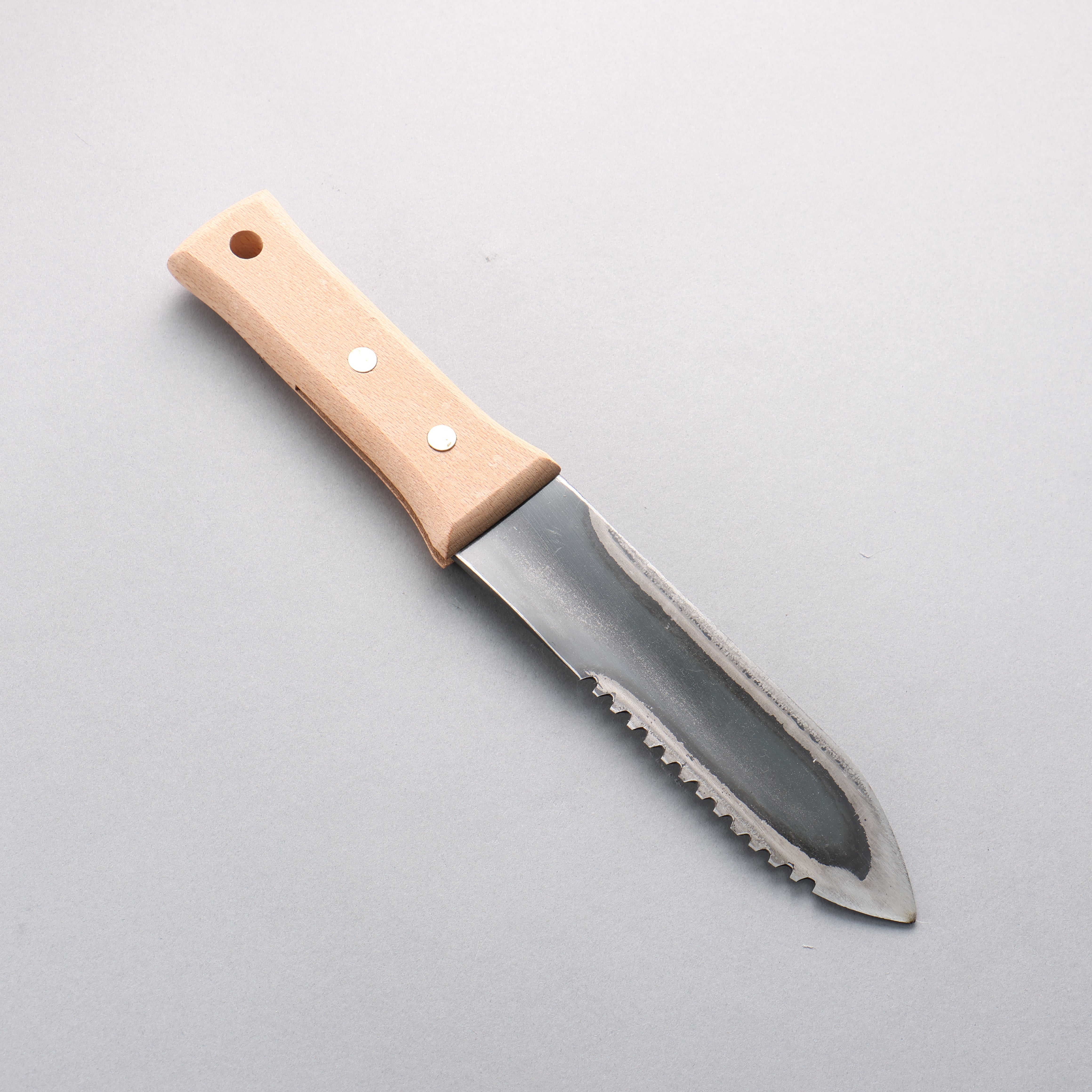 Bonsai Carbon steel Wild vegetable digging saw blade with Sheath 170mm - Japanny - Best Japanese Knife