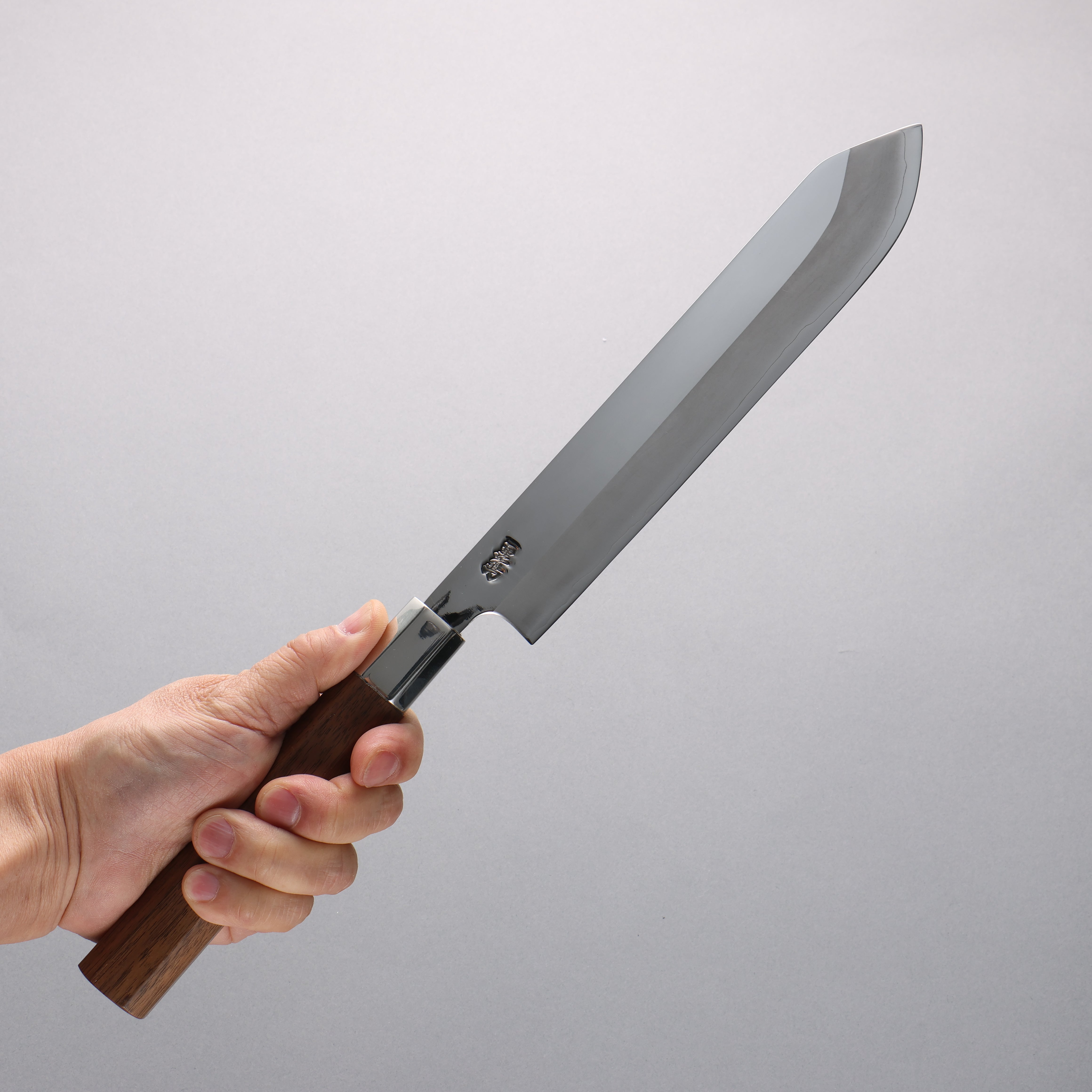 Kurotori Silver Steel No.3 Migaki Finished Bonito Knife 210mm Walnut Handle - Japanny - Best Japanese Knife