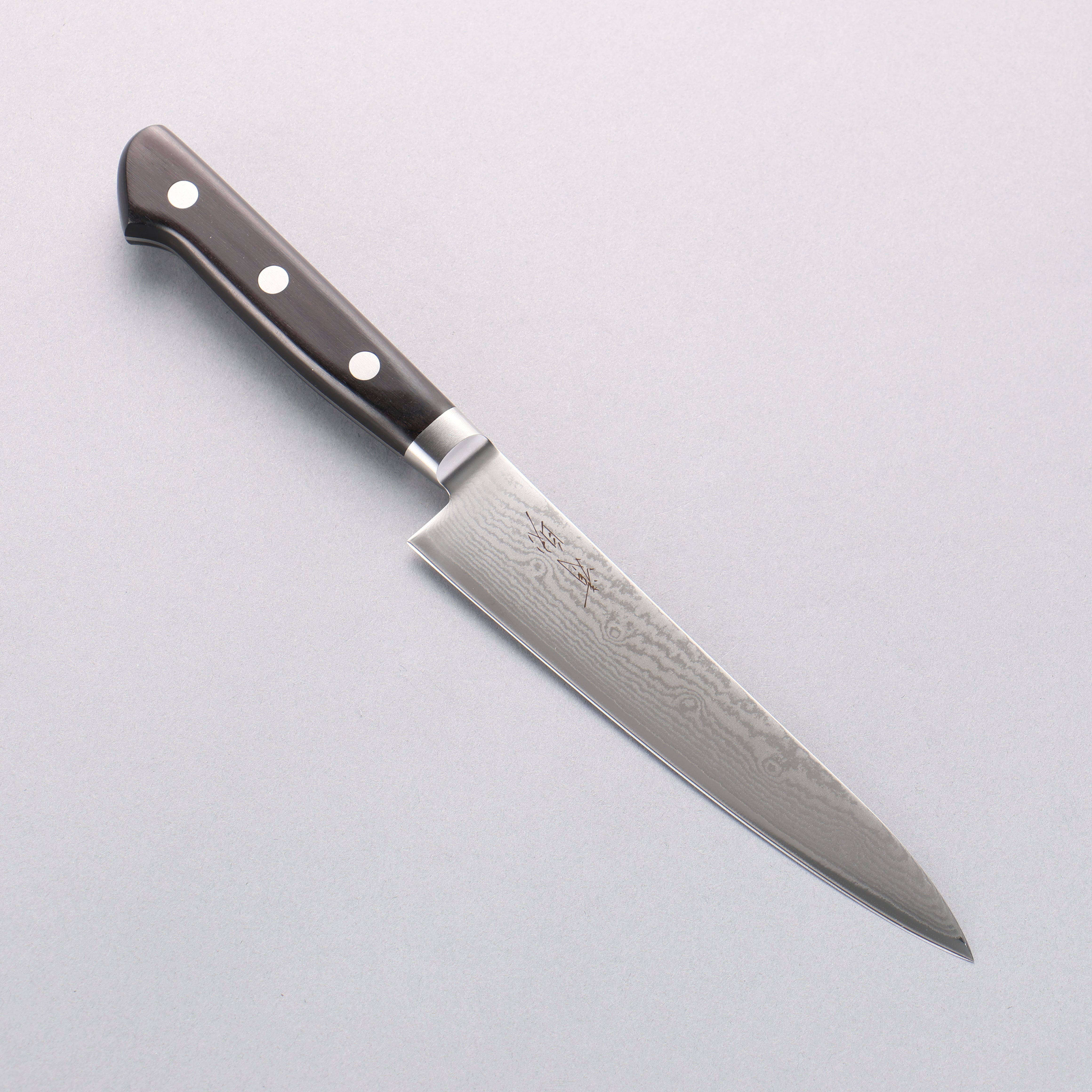 Seisuke VG10 33 Layer Damascus Petty-Utility 150mm Black Pakka wood Handle - Japanny - Best Japanese Knife