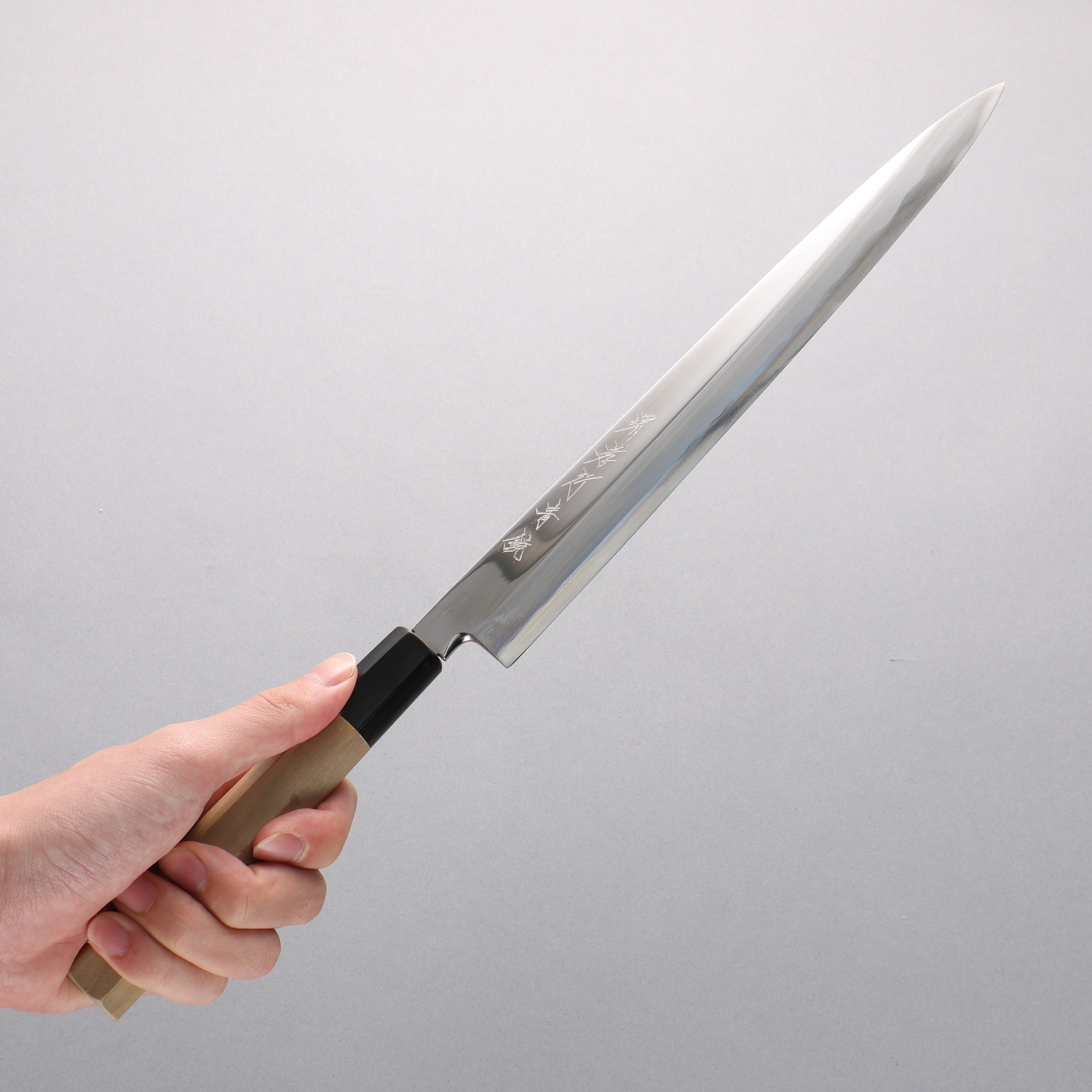Sakai Takayuki Blue Steel No.2 Mirrored Finish Fuguhiki - Japanny - Best Japanese Knife