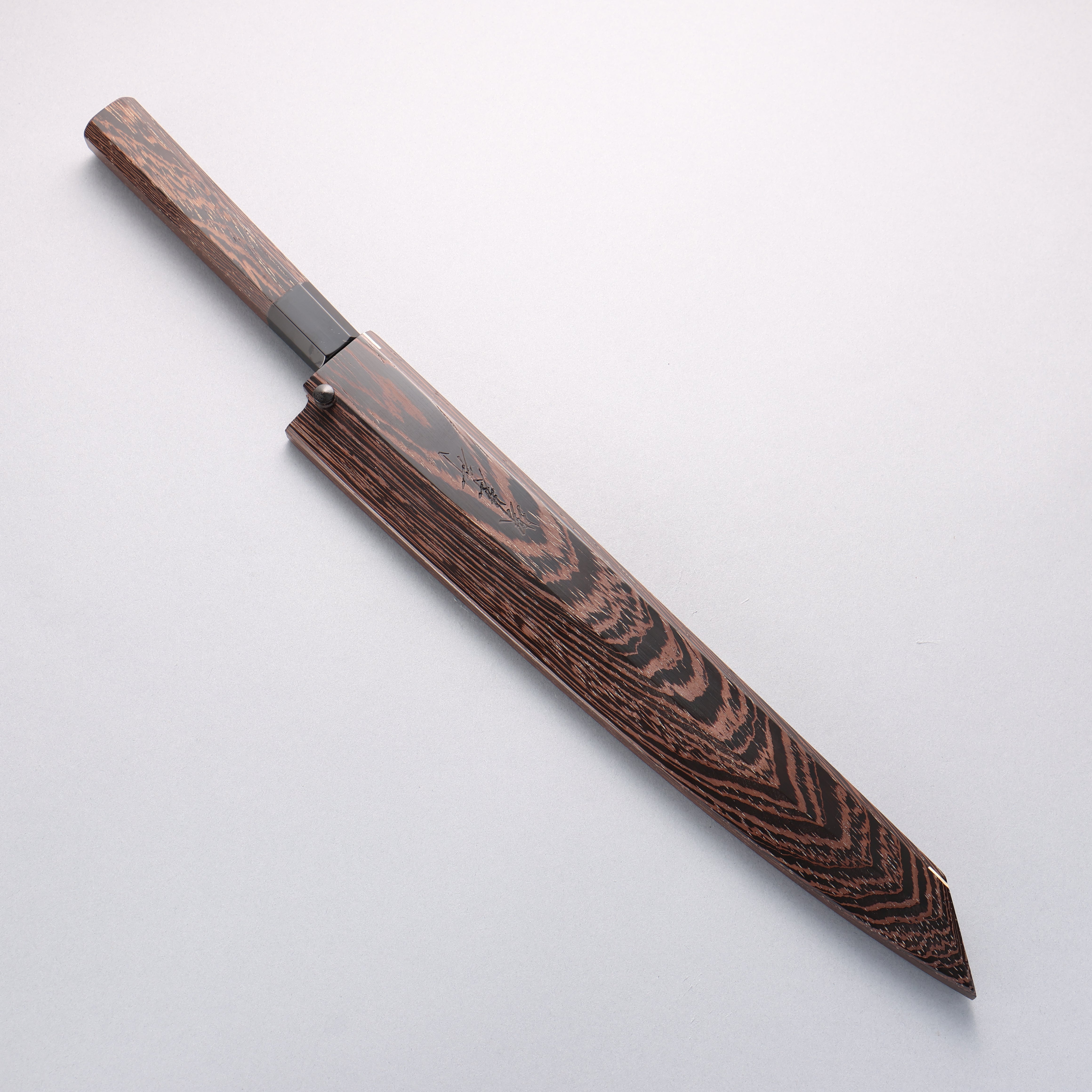 Sakai Takayuki Honyaki VG10 Dragon engraving Kengata Yanagiba 300mm Wenge Handle with Sheath - Japanny - Best Japanese Knife