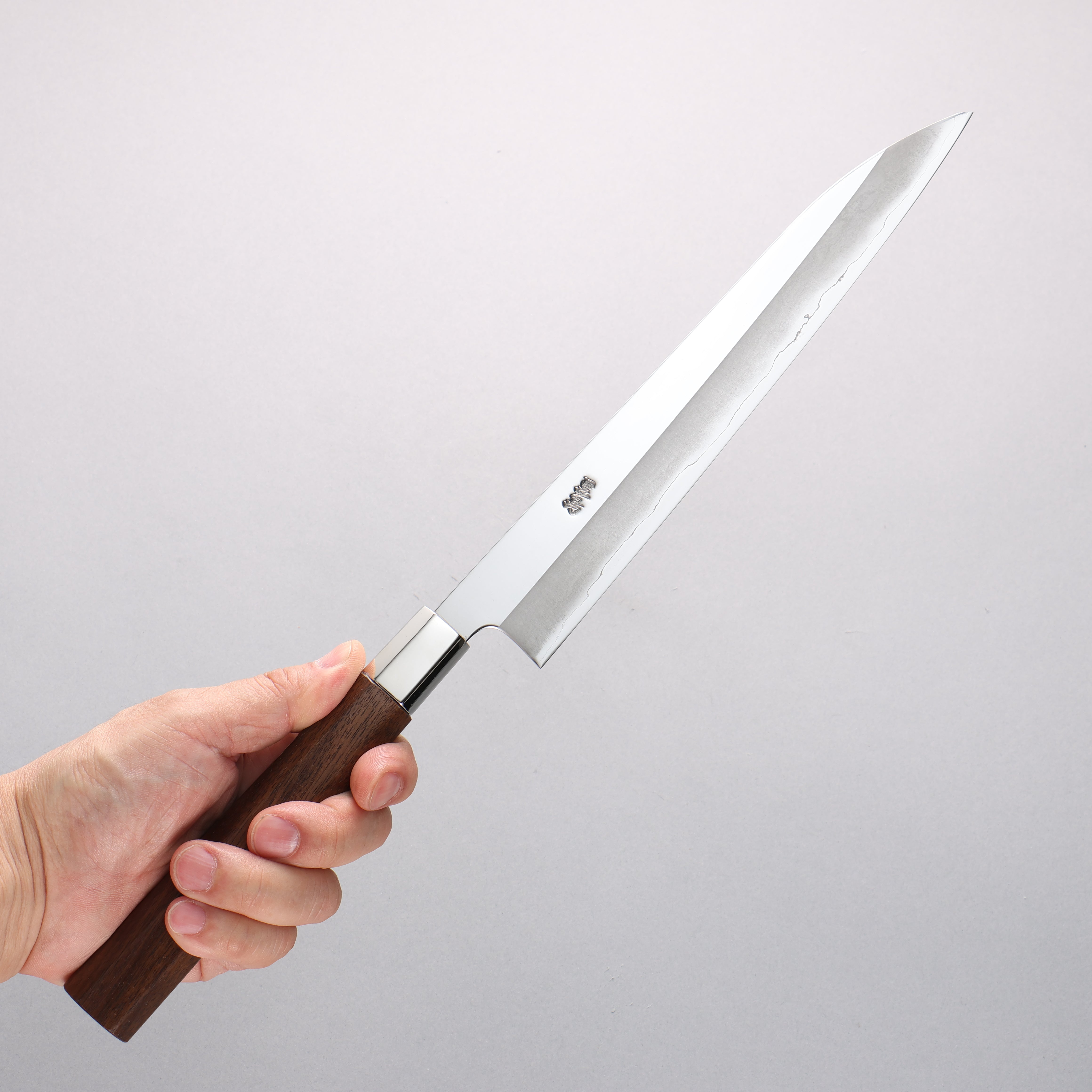 Kurotori Silver Steel No.3 Migaki Finished Sujihiki 225mm Walnut Handle - Japanny - Best Japanese Knife