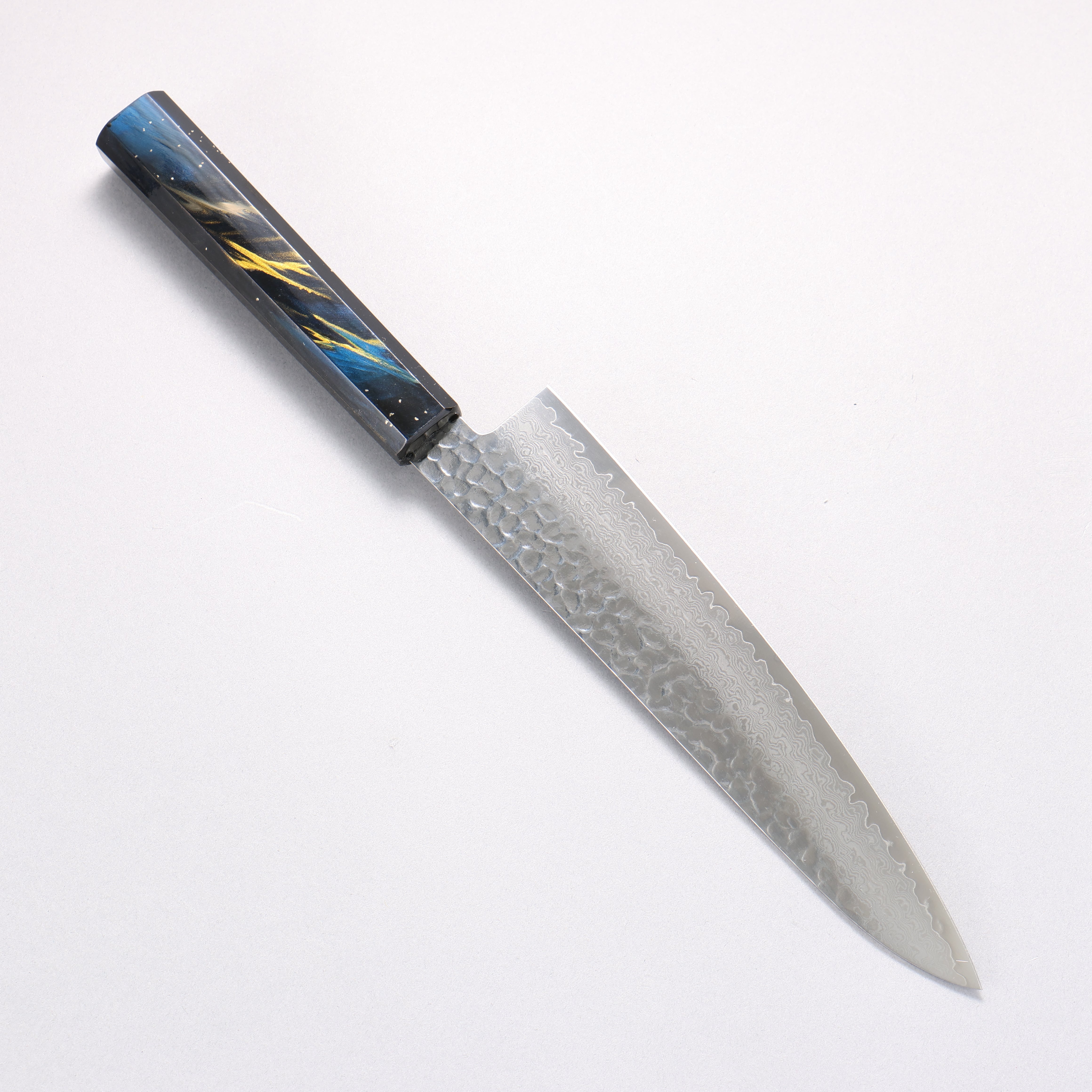 Sakai Takayuki VG10 33 Layer Damascus Gyuto 210mm Live oak Lacquered (Saiu) Handle - Japanny - Best Japanese Knife