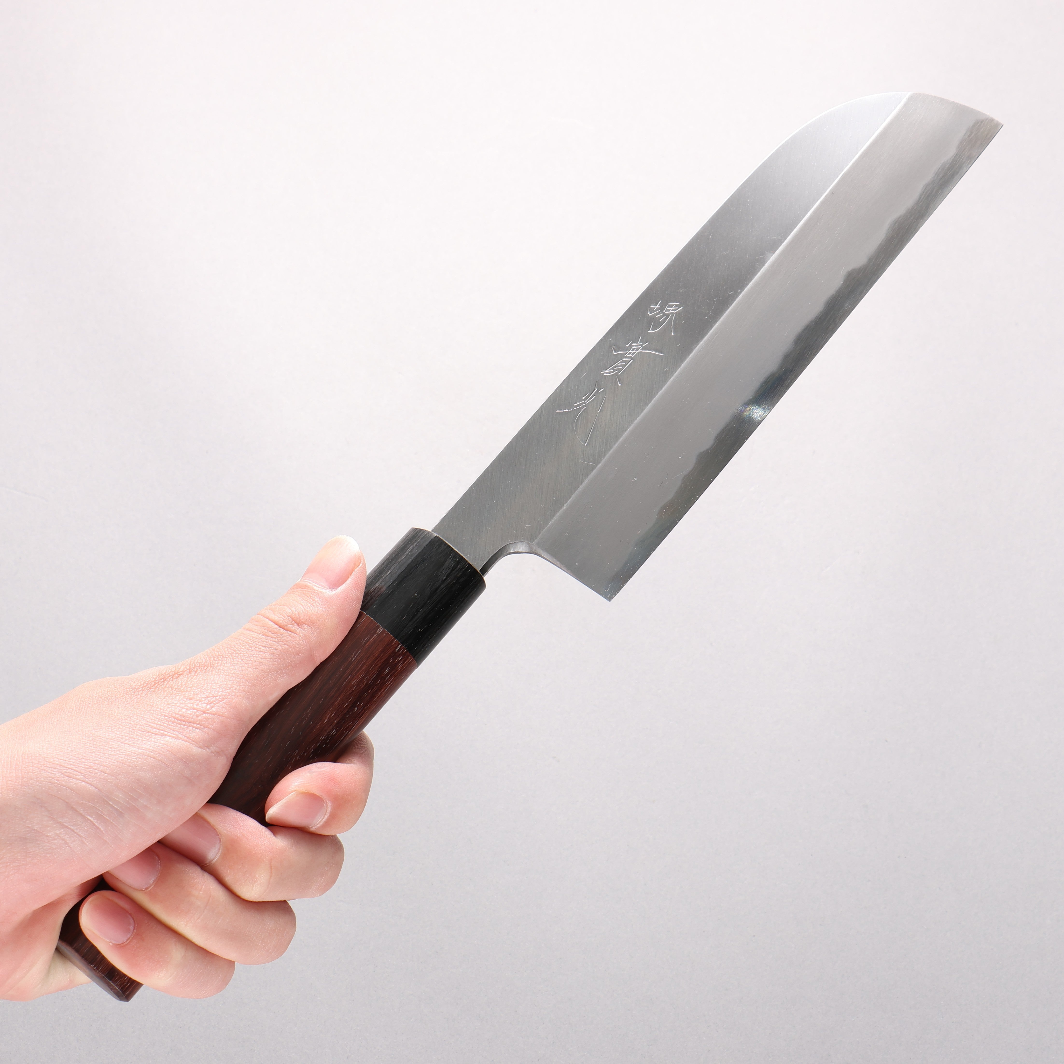 Jikko White Steel No.2 Kamagata Usuba 195mm Shitan Handle - Japanny - Best Japanese Knife