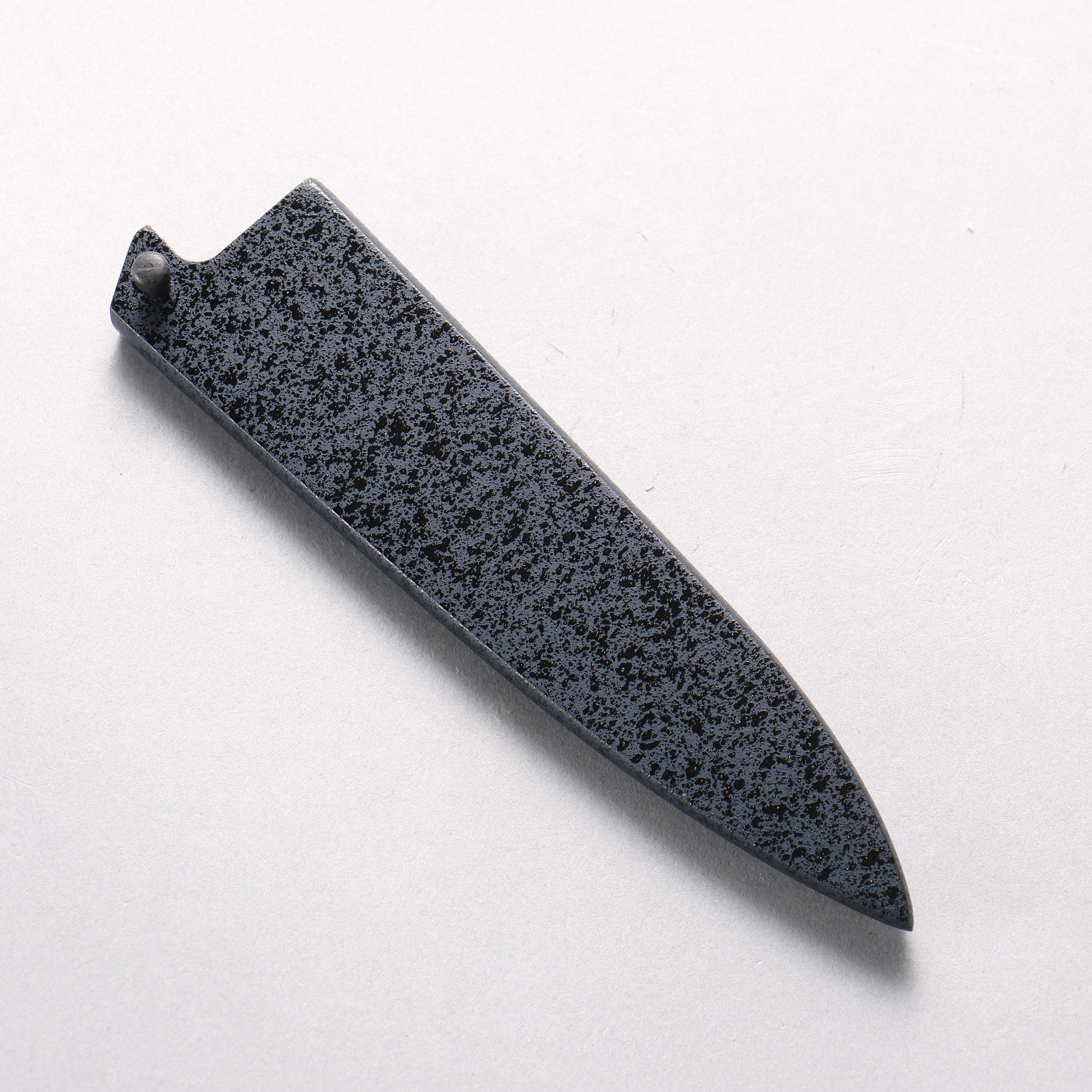 Seisuke VG10 Hammered Damascus Migaki Finished Petty-Utility 135mm Navy blue Pakka wood Handle with Sheath - Japanny - Best Japanese Knife