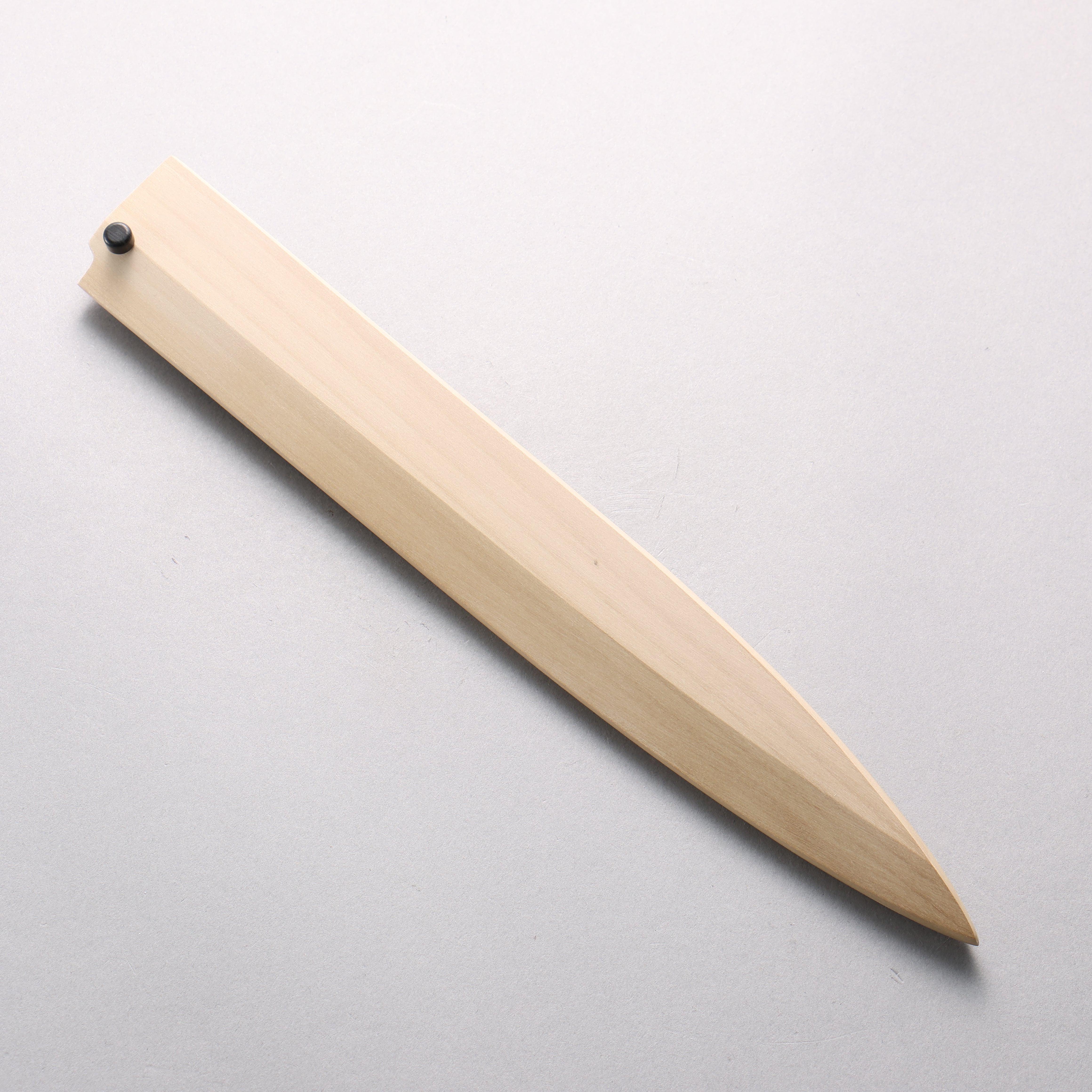 Tessen by Tanaka Tamahagane Mirrored Finish Yanagiba 270mm Ebony Wood Handle with Sheath - Japanny - Best Japanese Knife
