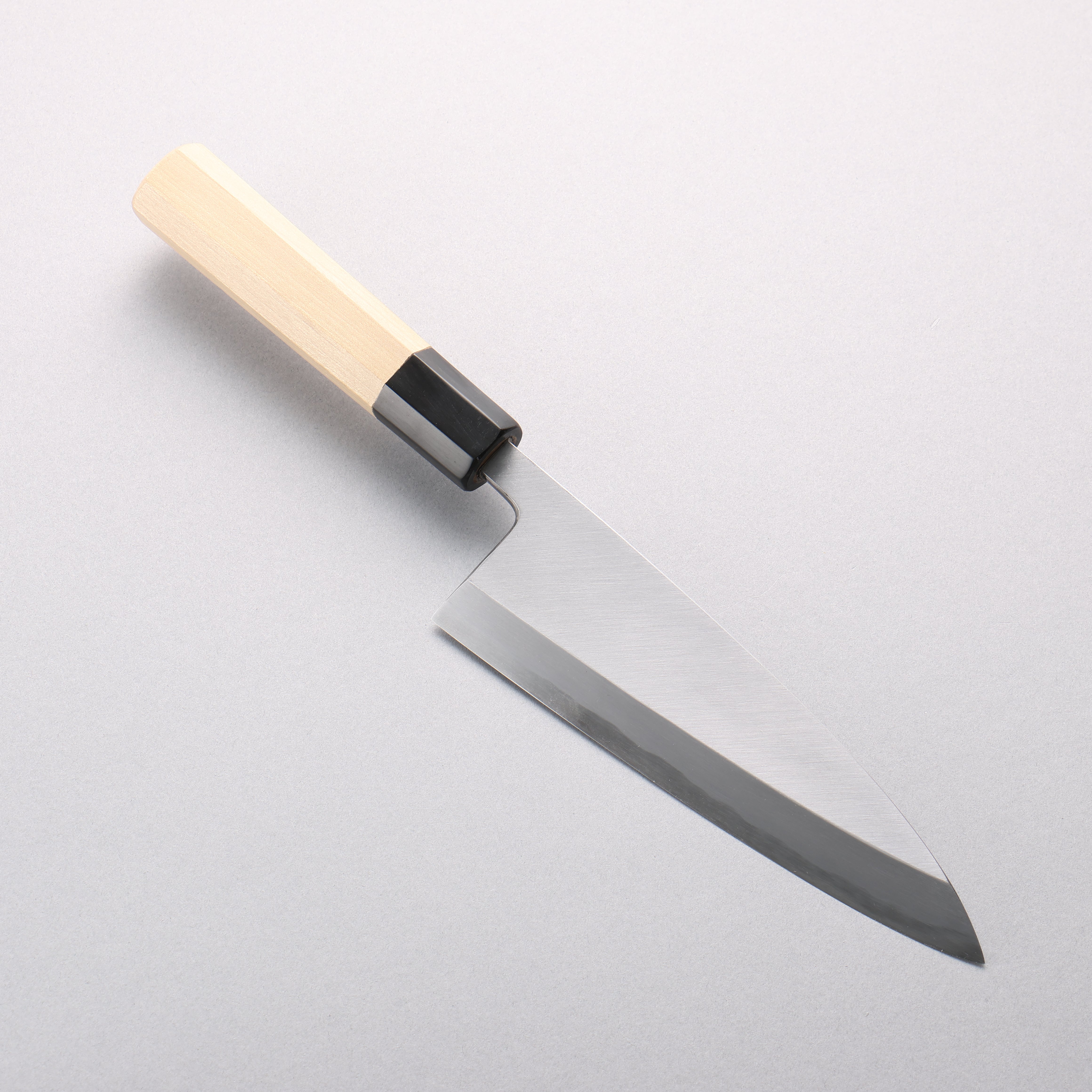 Minamoto Akitada Blue Steel No.1 Aideba 165mm Magnolia (Ferrule: Water Buffalo Horn) Handle - Japanny - Best Japanese Knife