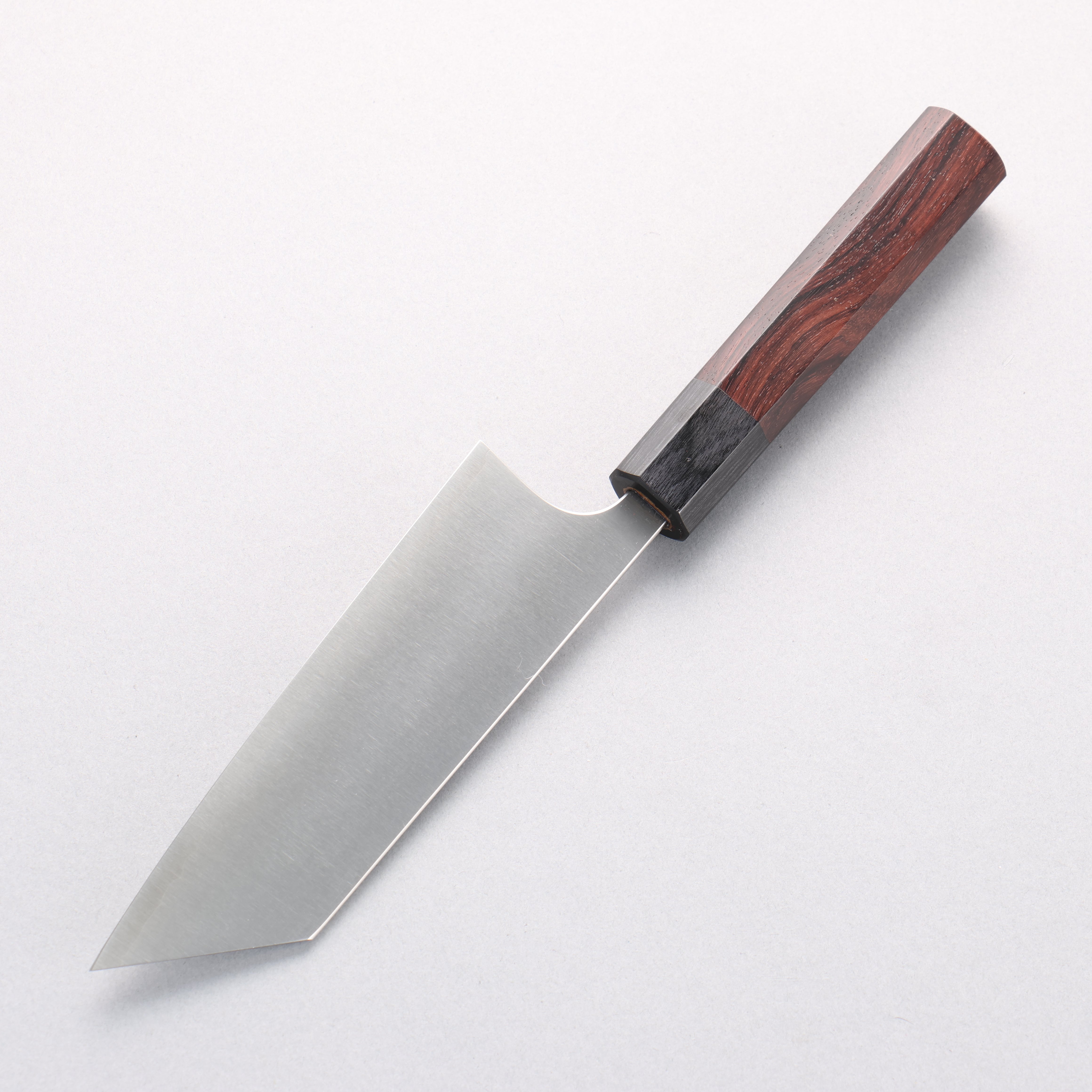 Shibata Takayuki Koutetsu SG2 Small Bunka 140mm Rosewood (Ferrule: Black Pakka Wood) Handle - Japanny - Best Japanese Knife