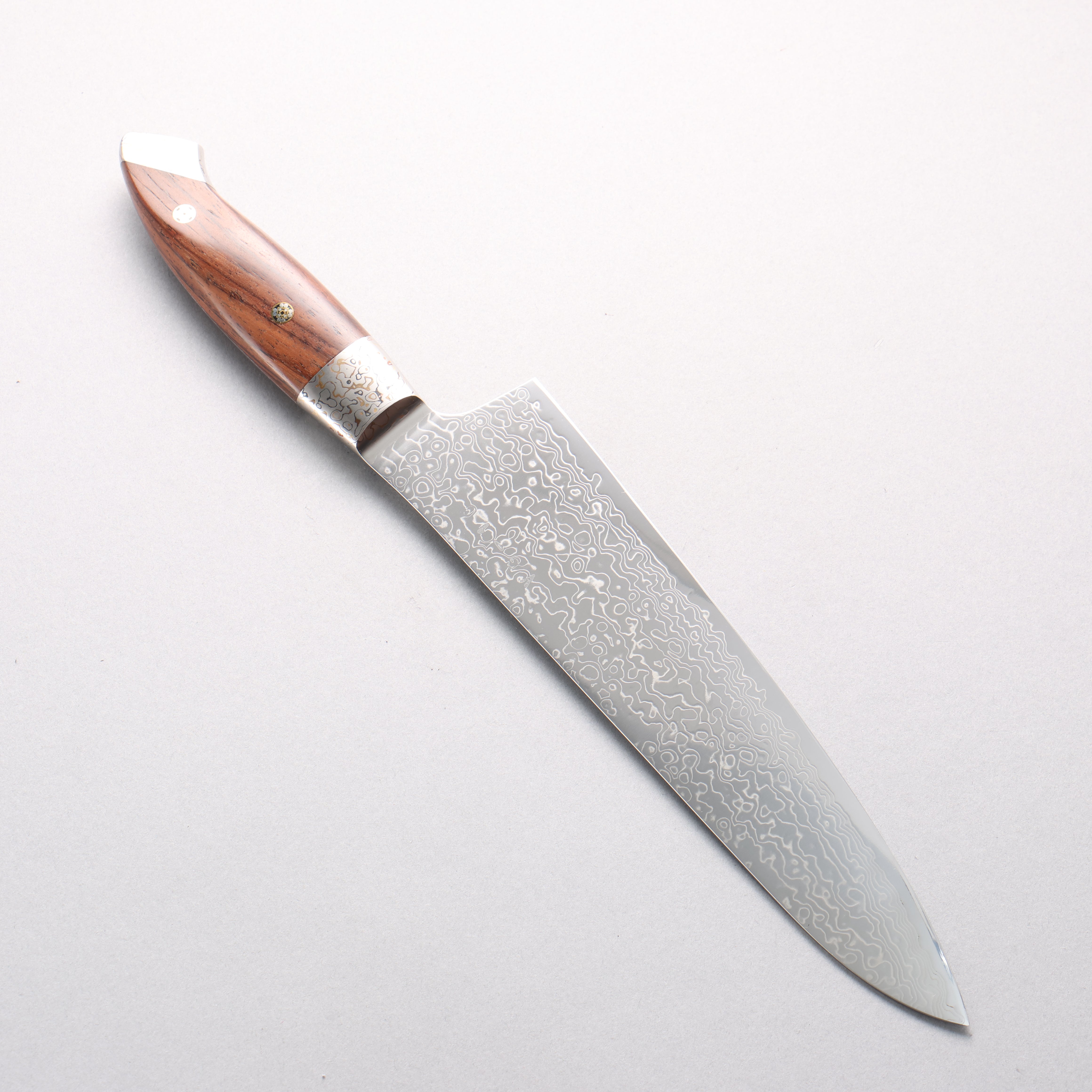 Kajin VG10 Damascus Gyuto 210mm Rosewood Handle - Japanny - Best Japanese Knife