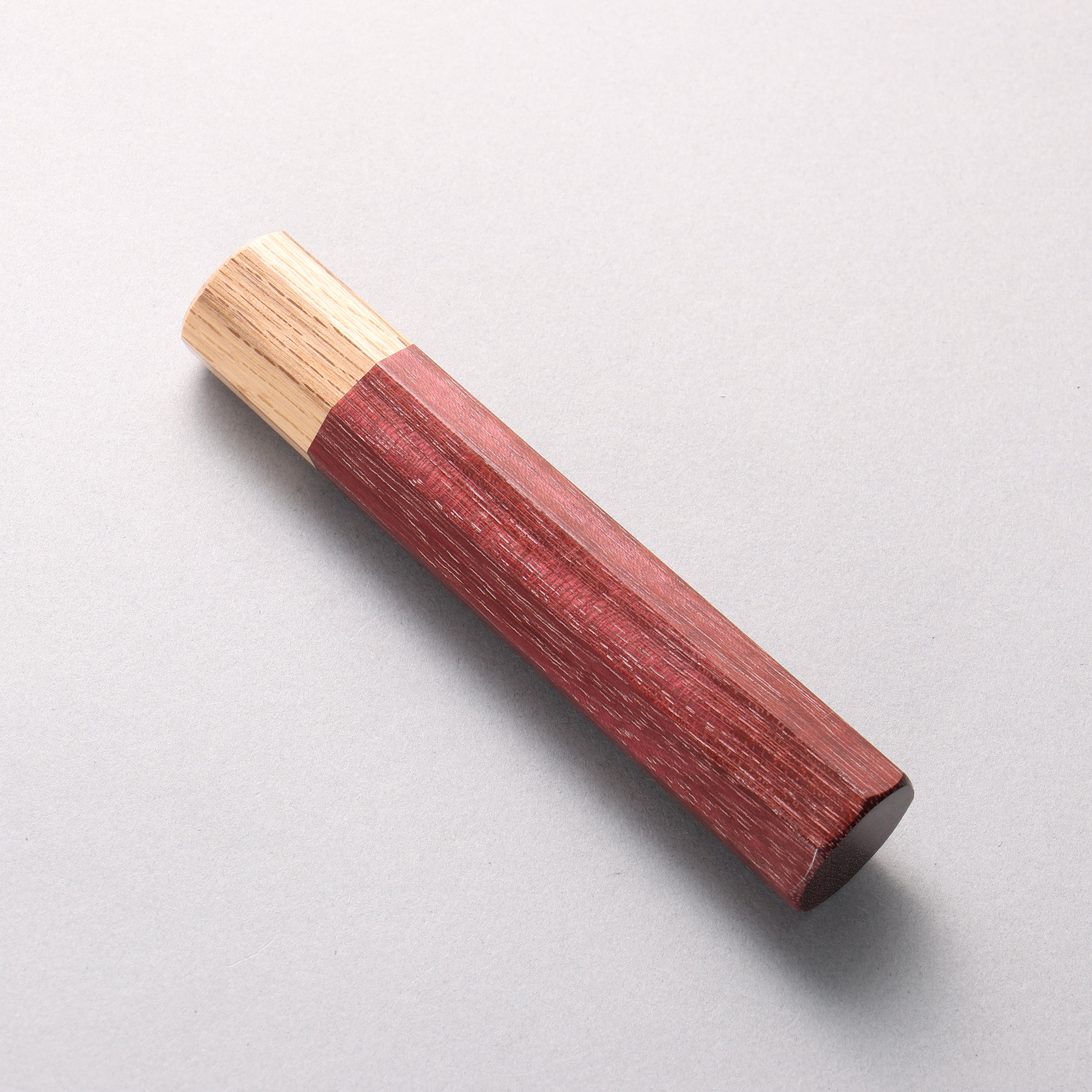Kaneko Gyuto Purple Heart (ferrule: Oak) Handle (Pk. 10) - Japanny - Best Japanese Knife