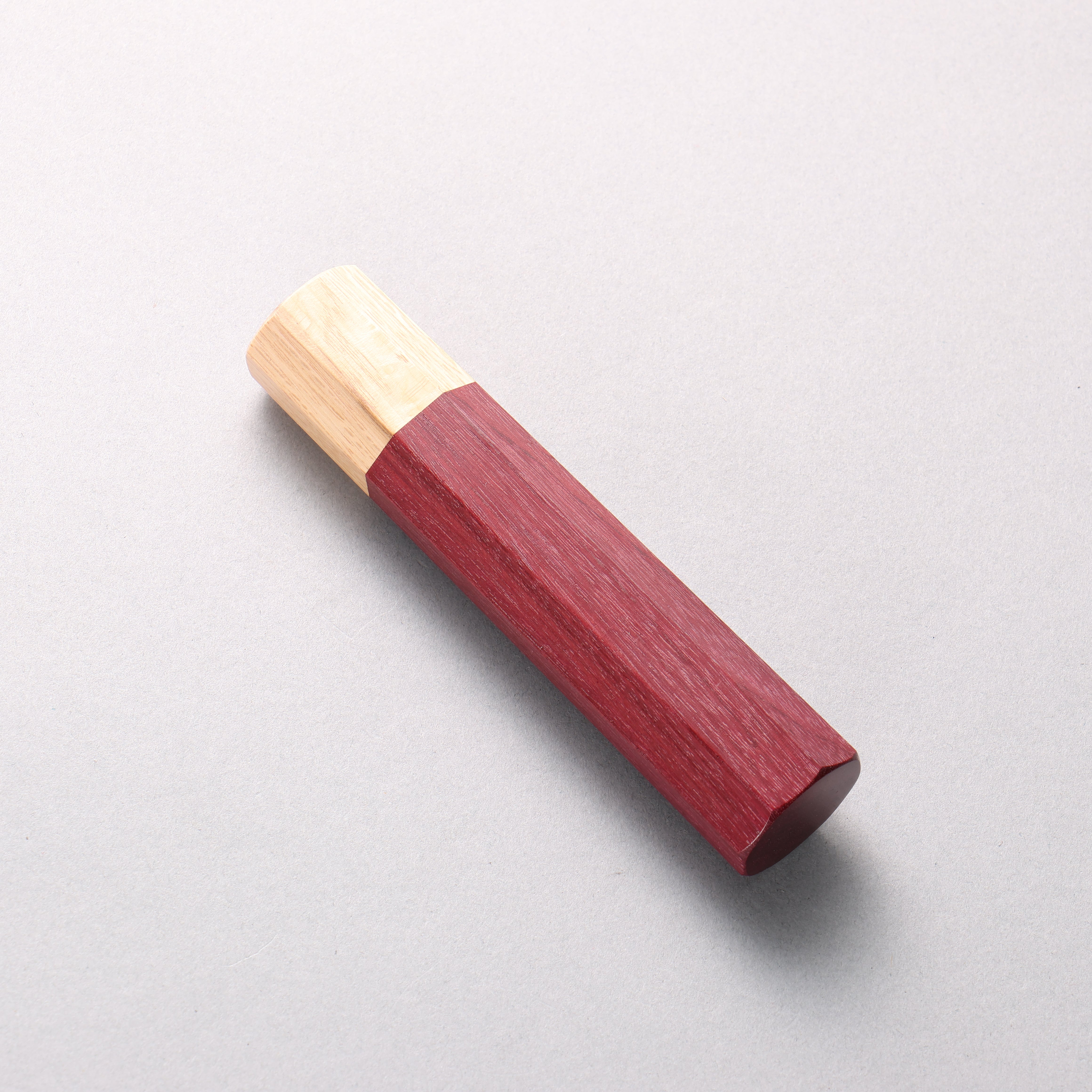 Kaneko Santoku Purple Heart (ferrule: Oak) Handle (Pk. 10) - Japanny - Best Japanese Knife