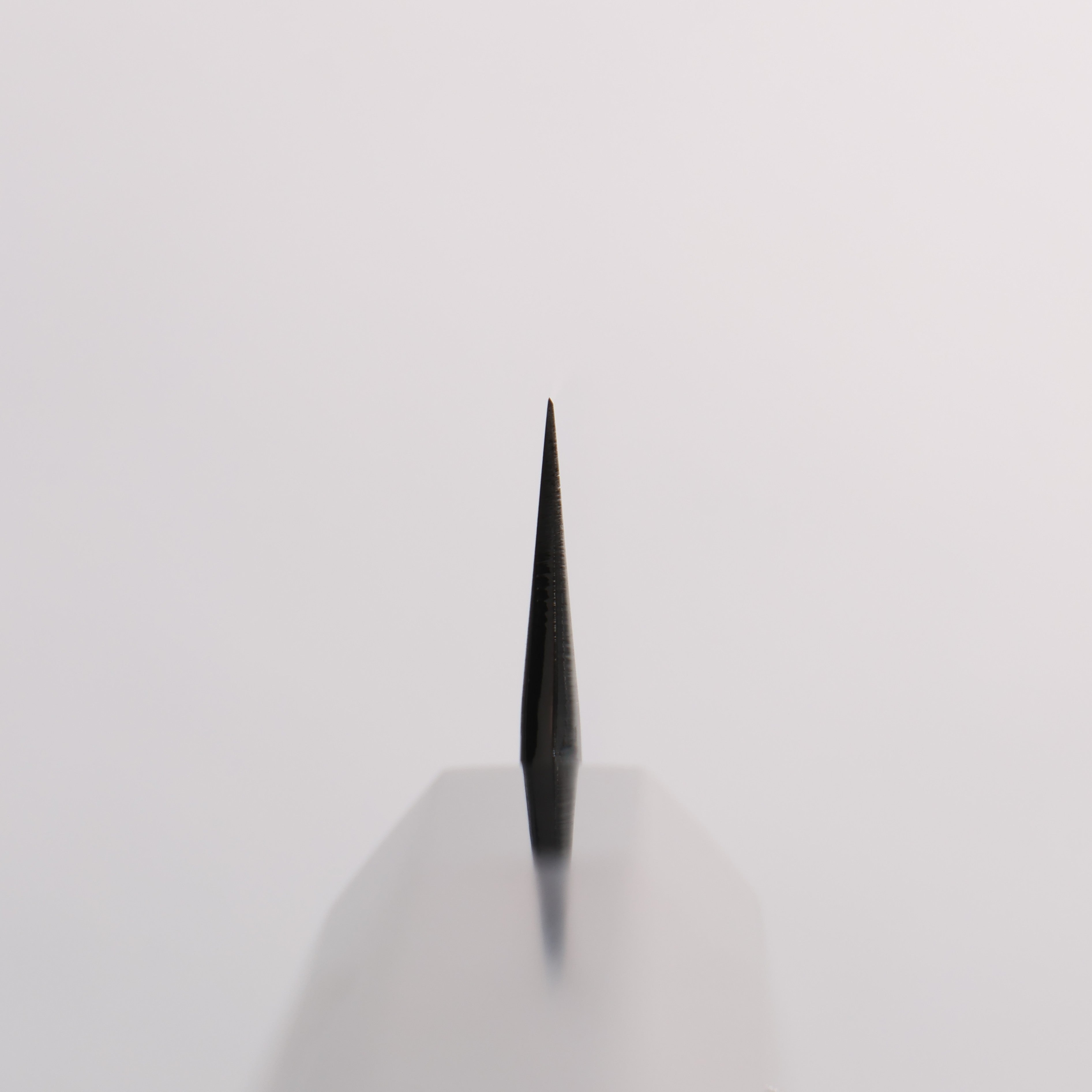 Choyo White Steel Mirrored Finish Petty-Utility 150mm Ebony Wood (ferrule: Black Water Buffalo Horn) Handle - Japanny - Best Japanese Knife