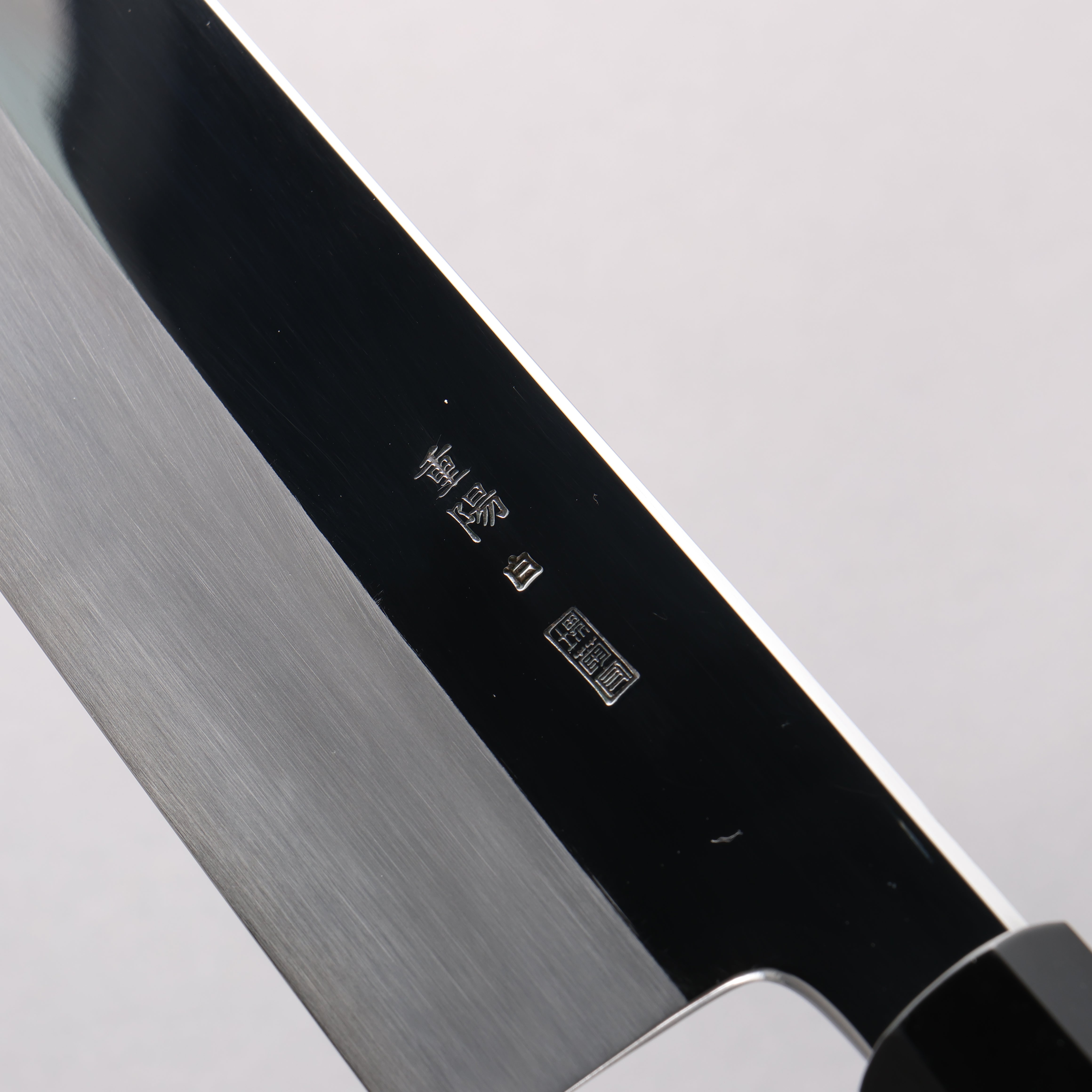 Choyo White Steel Mirrored Finish Gyuto 270mm Ebony Wood (ferrule: Black Water Buffalo Horn) Handle - Japanny - Best Japanese Knife