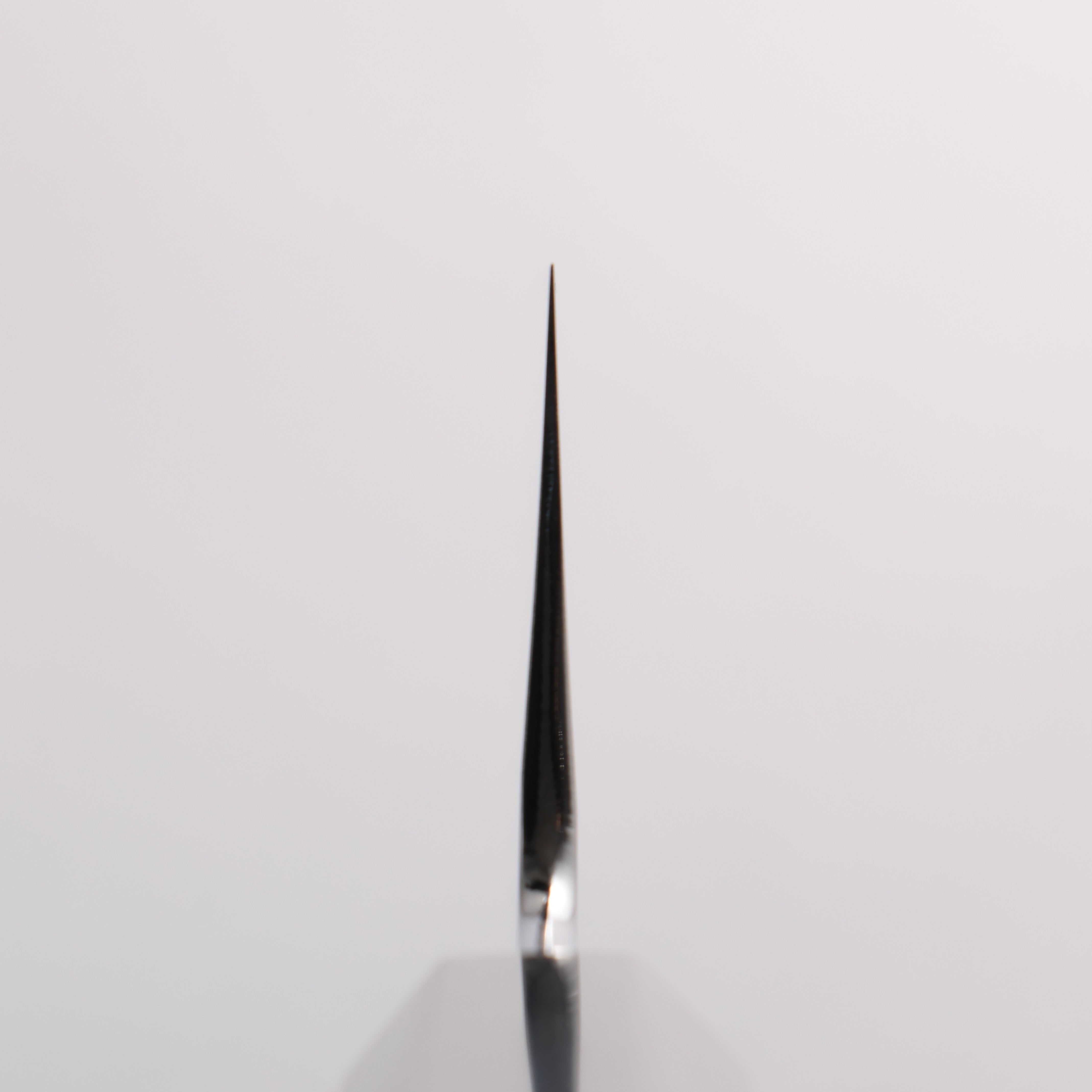 Choyo White Steel Mirrored Finish Santoku 180mm Ebony Wood (ferrule: Black Water Buffalo Horn) Handle - Japanny - Best Japanese Knife