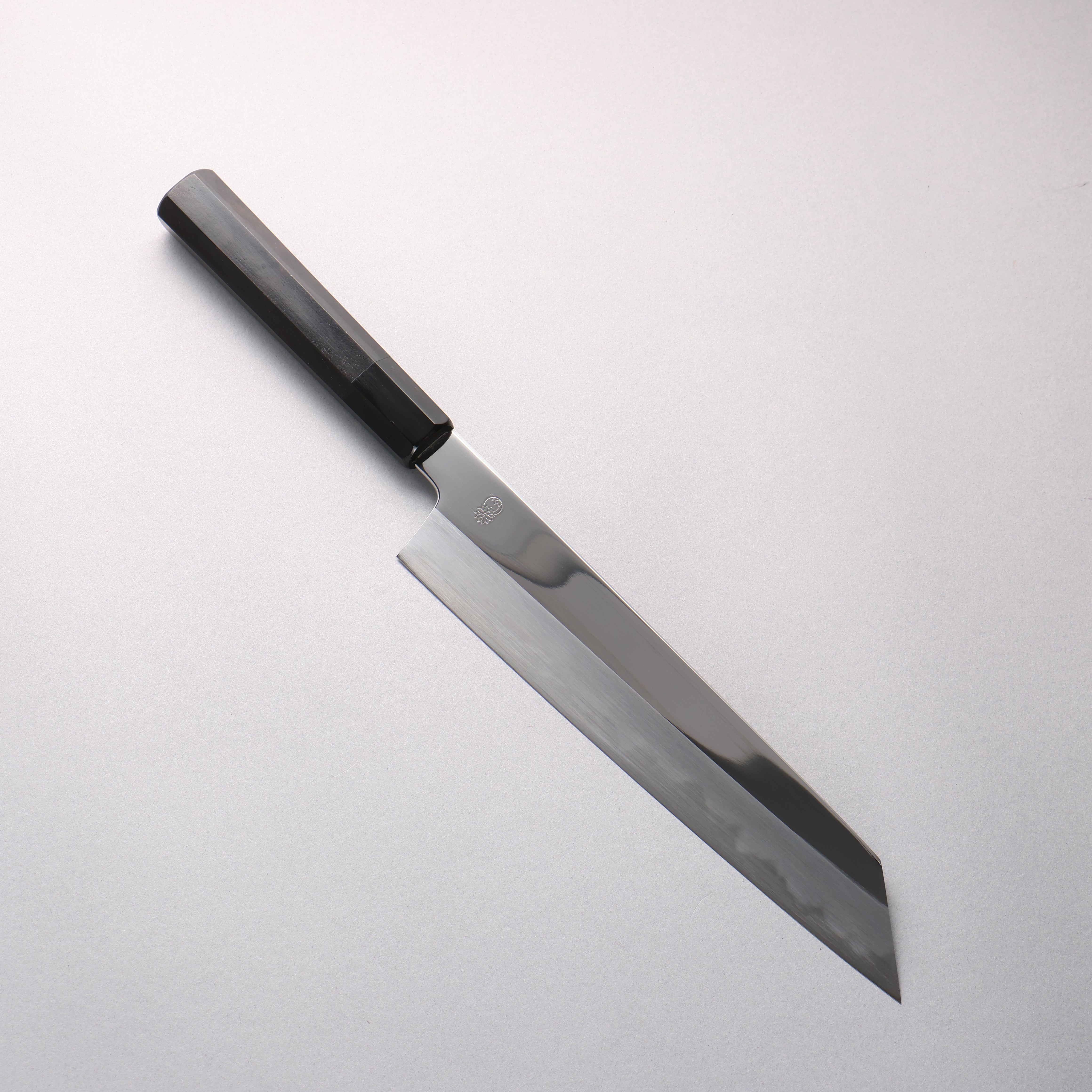 Choyo White Steel Mirrored Finish Kiritsuke Gyuto 240mm Ebony Wood (ferrule: Black Water Buffalo Horn) Handle - Japanny - Best Japanese Knife