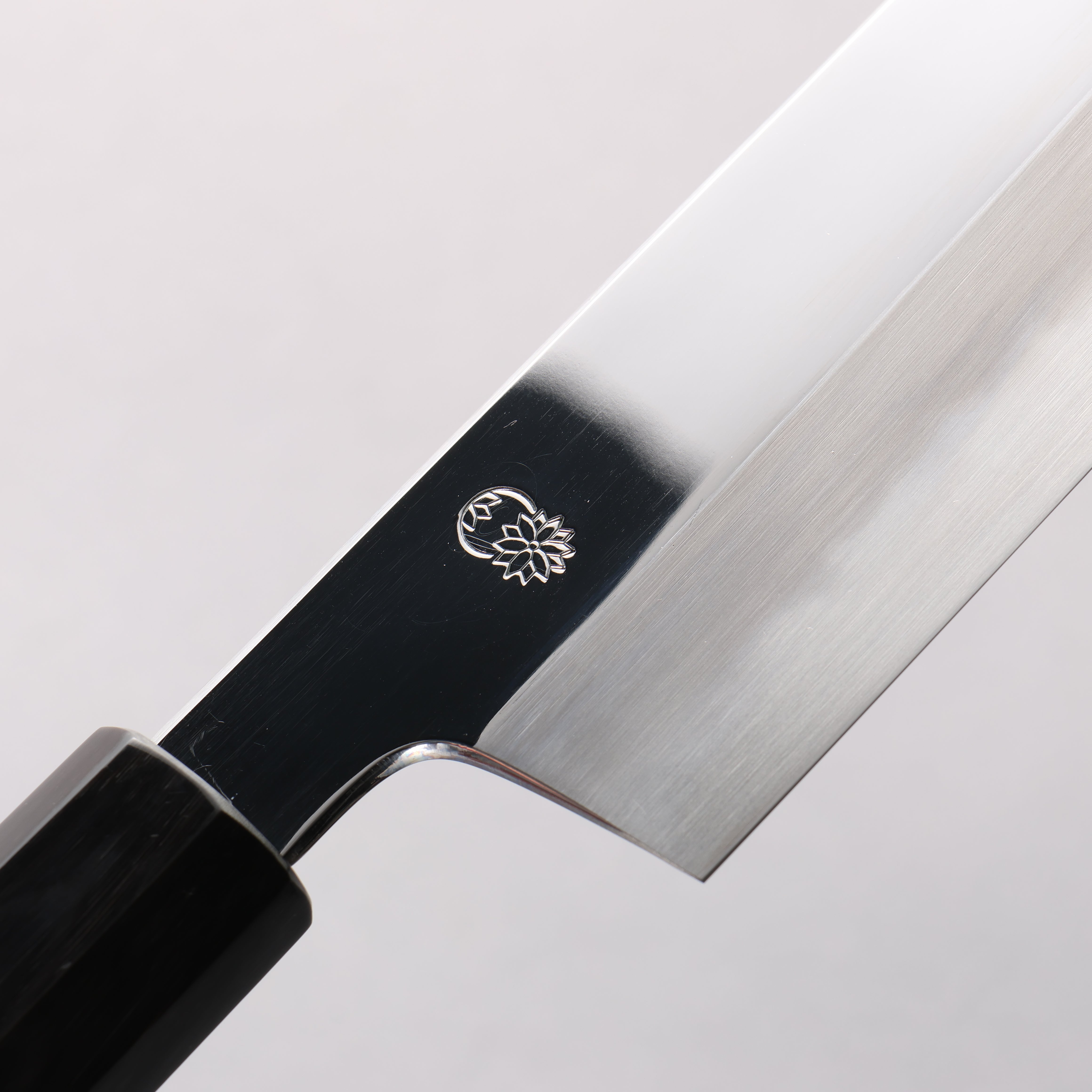 Choyo White Steel Mirrored Finish Kiritsuke Gyuto 270mm Ebony Wood (ferrule: Black Water Buffalo Horn) Handle - Japanny - Best Japanese Knife