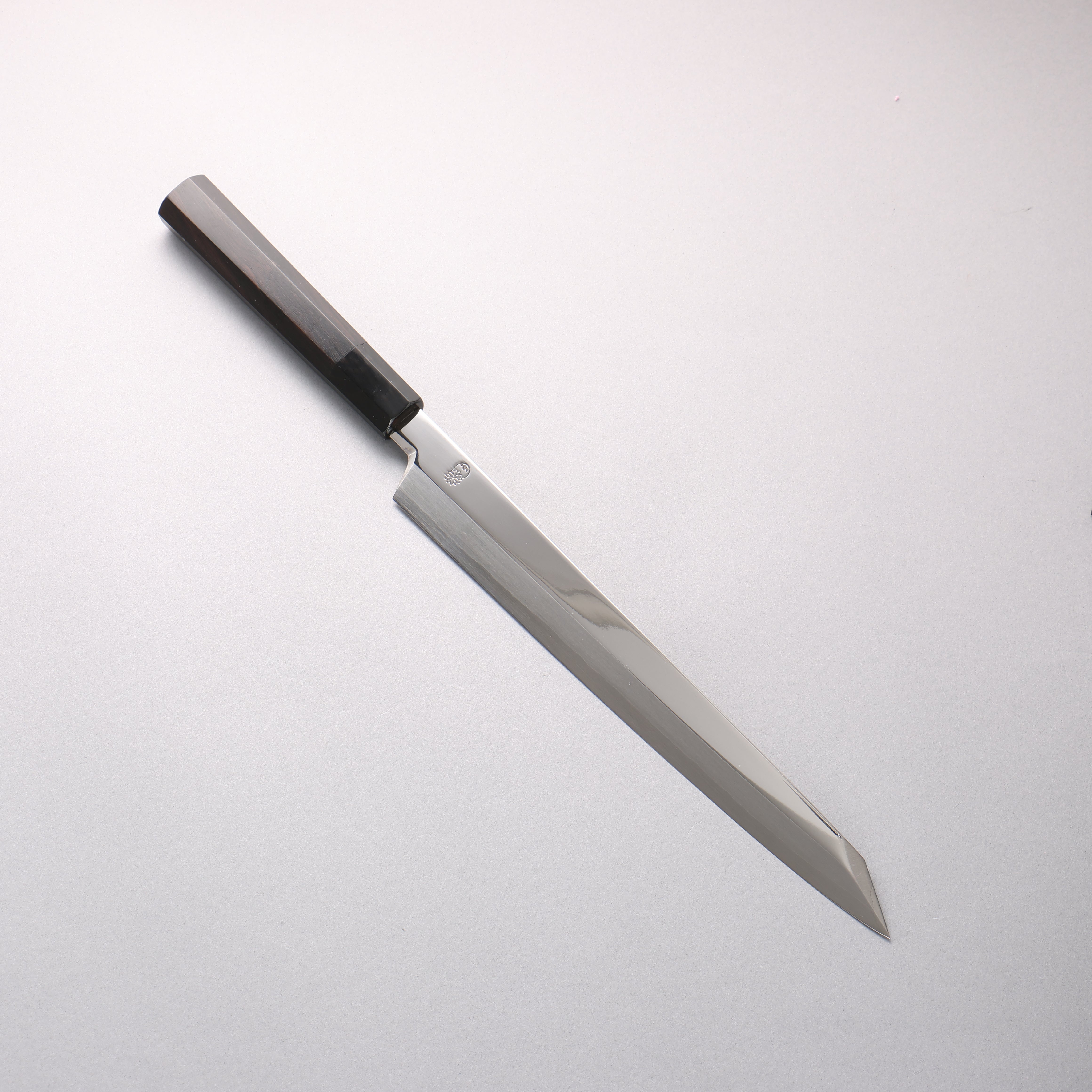 Choyo Silver Steel No.3 Mirrored Finish Kiritsuke Yanagiba 270mm Ebony Wood (ferrule: Black Water Buffalo Horn) Handle - Japanny - Best Japanese Knife
