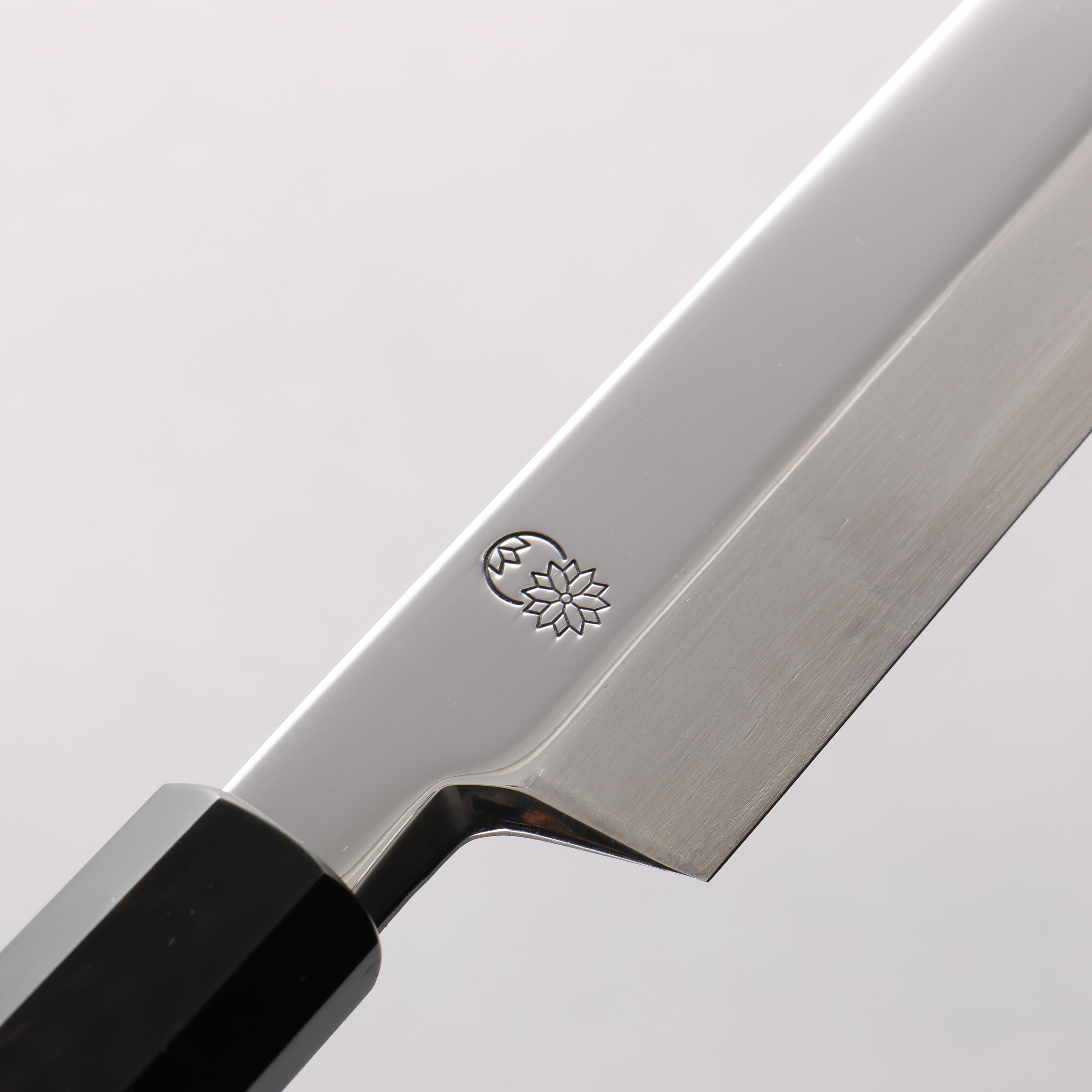 Choyo Silver Steel No.3 Mirrored Finish Kiritsuke Yanagiba 270mm Ebony Wood (ferrule: Black Water Buffalo Horn) Handle - Japanny - Best Japanese Knife