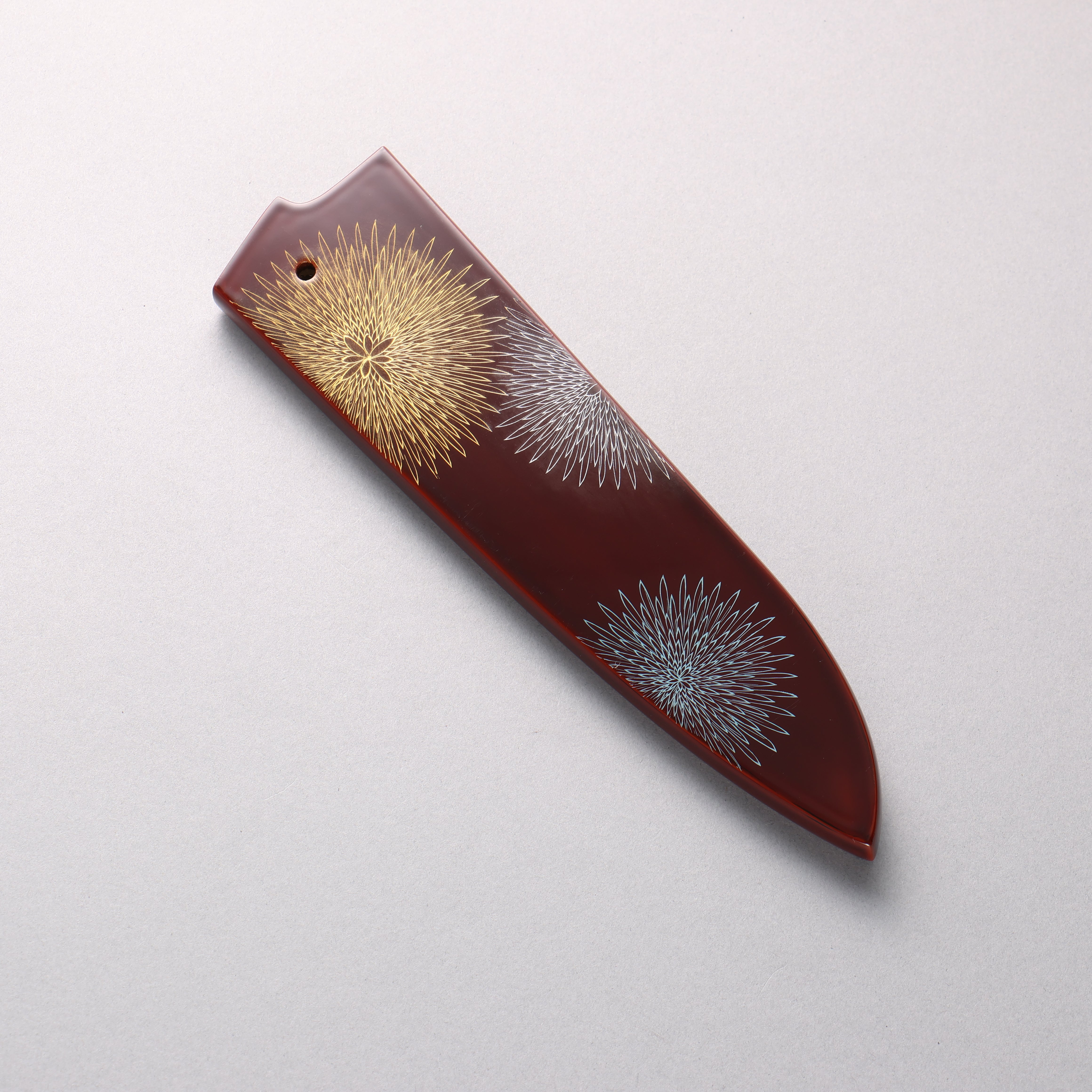 Lacquered Magnolia Sheath for 180mm Gyuto with Plywood pin - Japanny - Best Japanese Knife