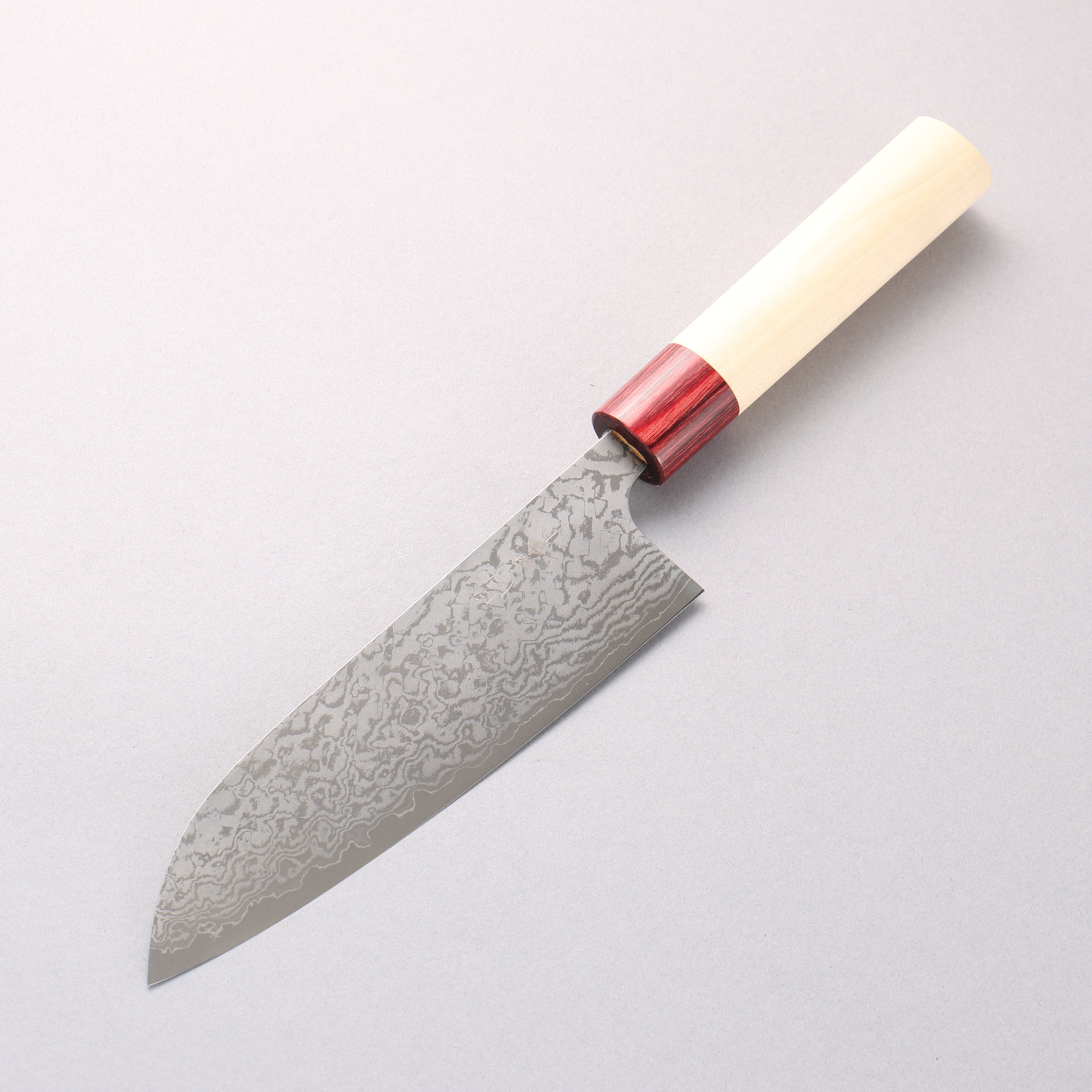 Masakage Kiri VG10 Damascus Santoku 170mm Magnolia Handle