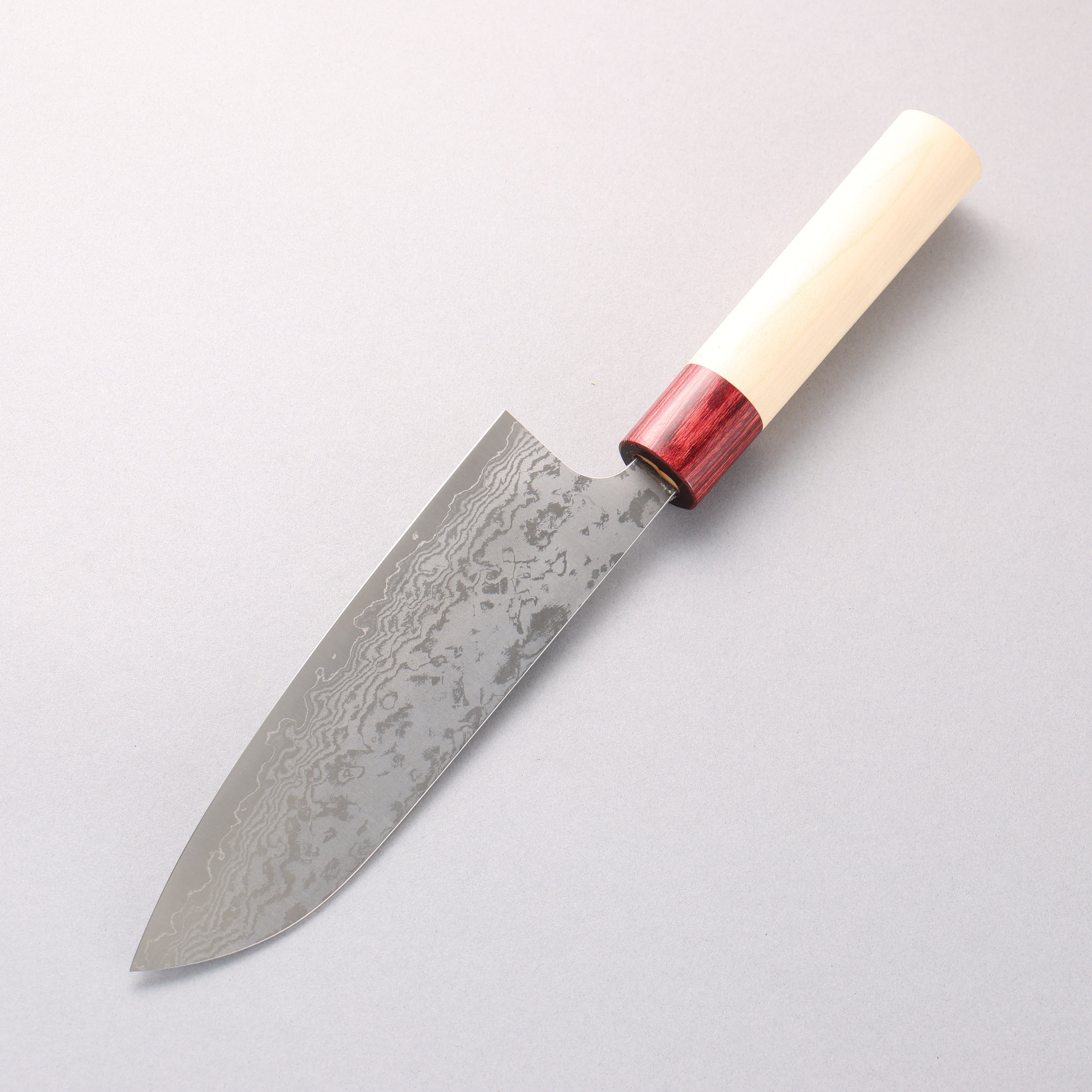Masakage Kiri VG10 Damascus Santoku 170mm Magnolia Handle