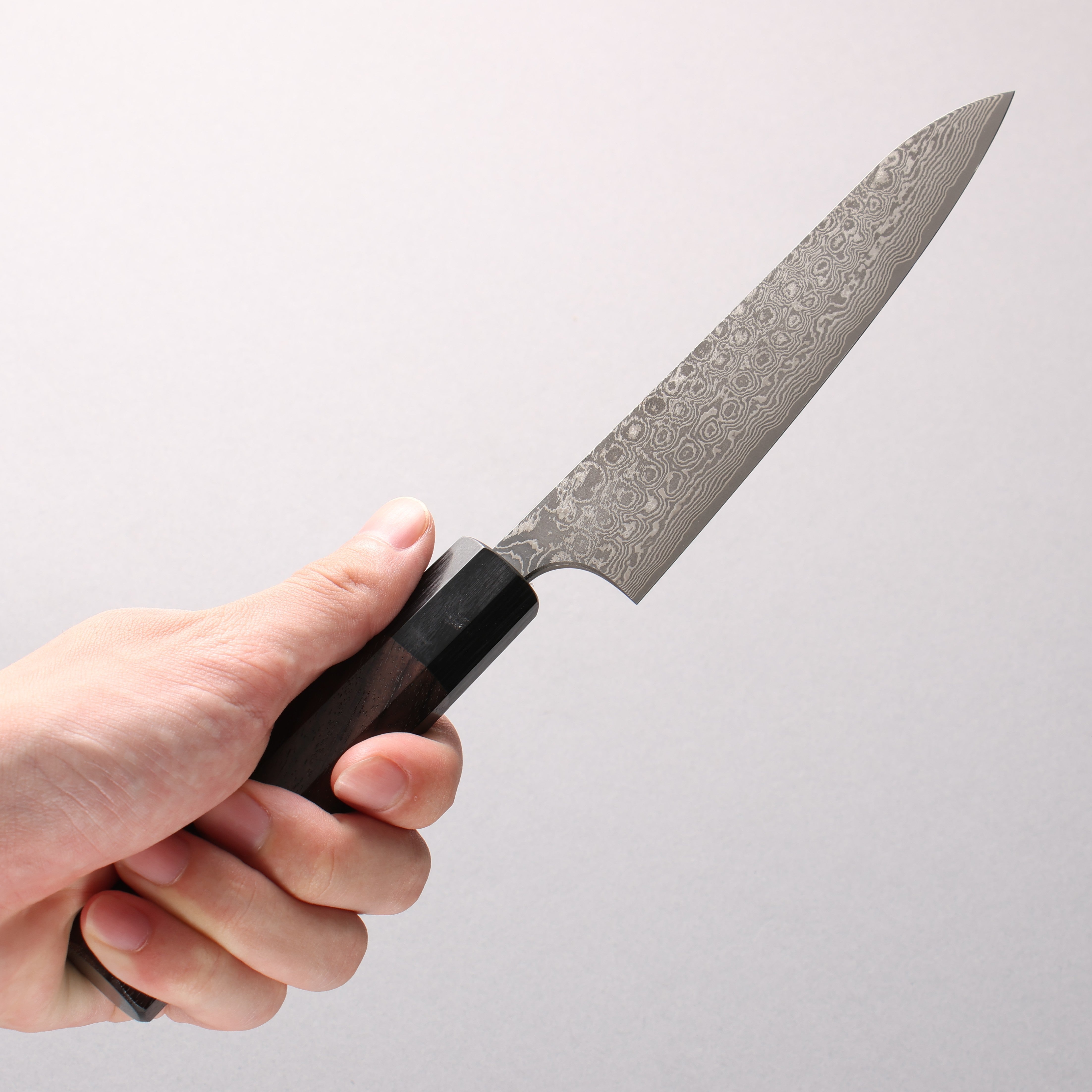 Masakage Kumo VG10 Damascus Petty-Utility 150mm Shitan Handle - Japanny - Best Japanese Knife